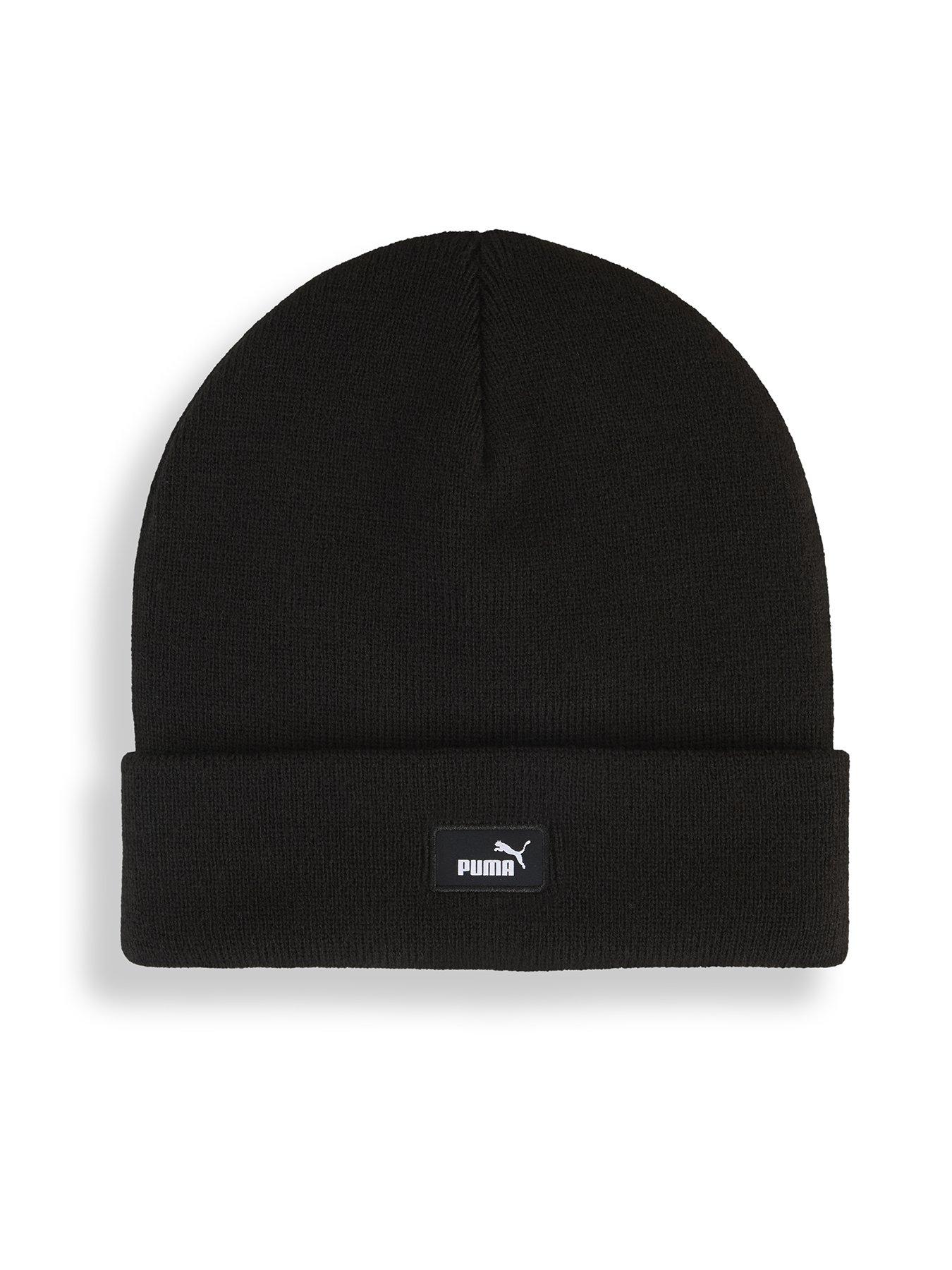 Image 1 of 4 of Puma Essentials Mid Crown Beanie - Black