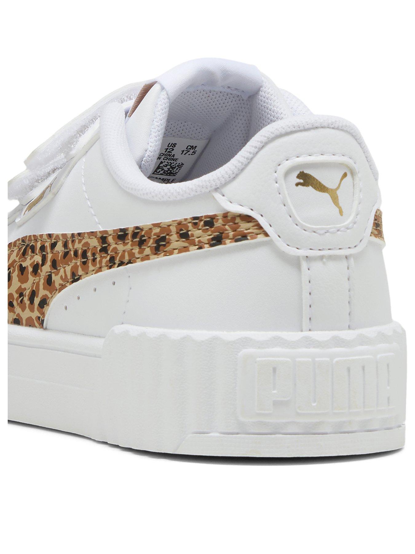 Image 3 of 6 of Puma Kids Girls Carina 30 Animal V - White