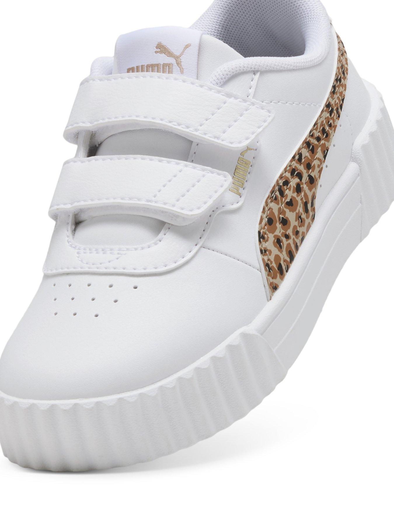 Image 6 of 6 of Puma Kids Girls Carina 30 Animal V - White