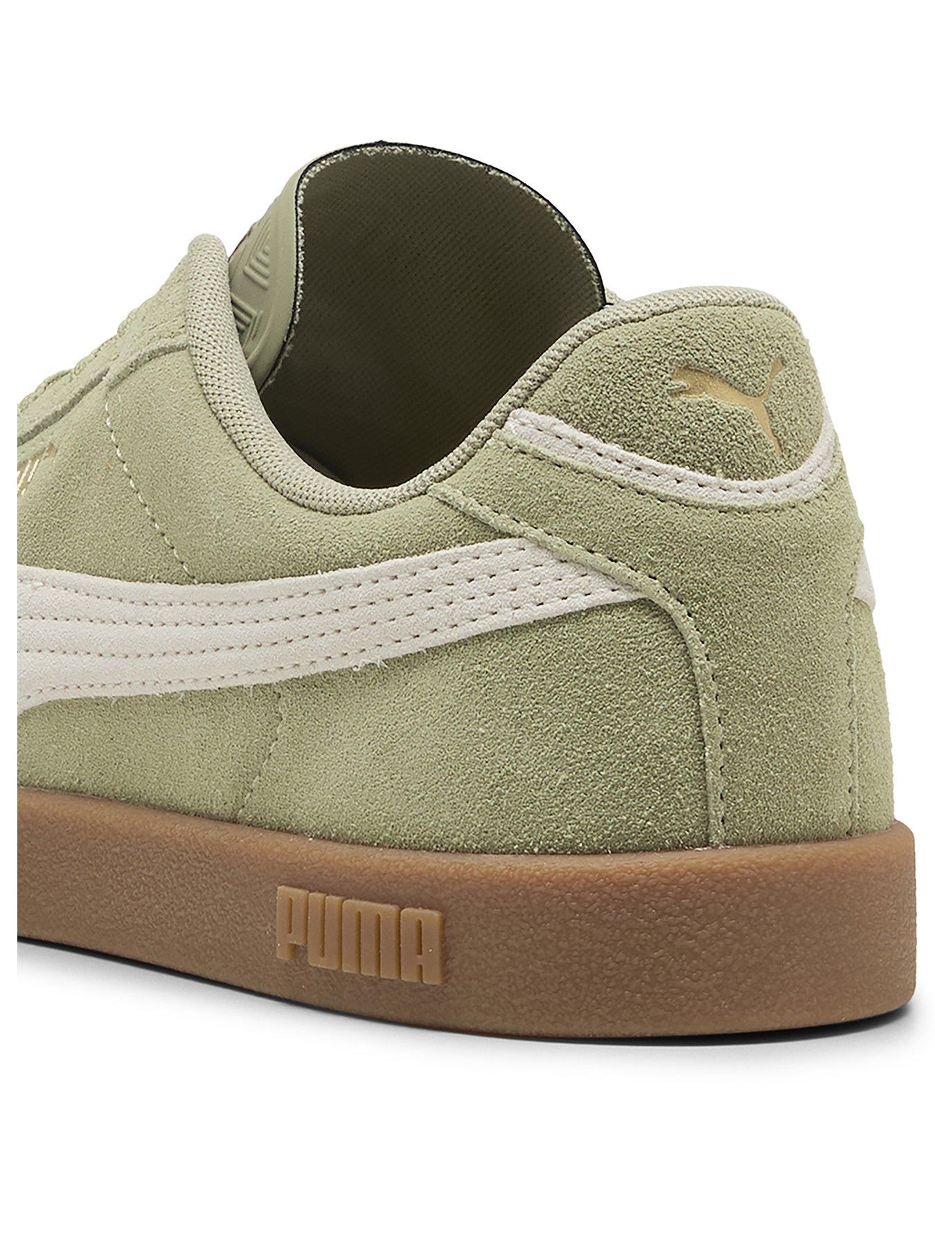  image of puma-unisex-club-ii-era-suede-trainers-green