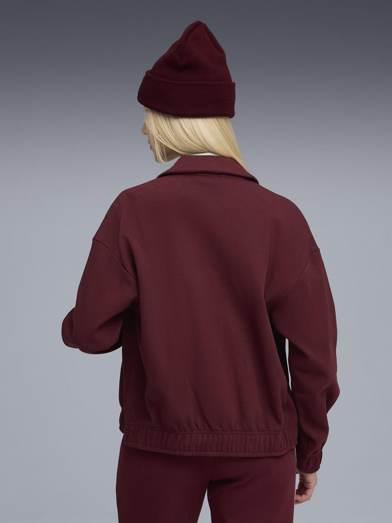 Image 2 of 5 of Puma Womens Relaxed Track Jacket - Red
