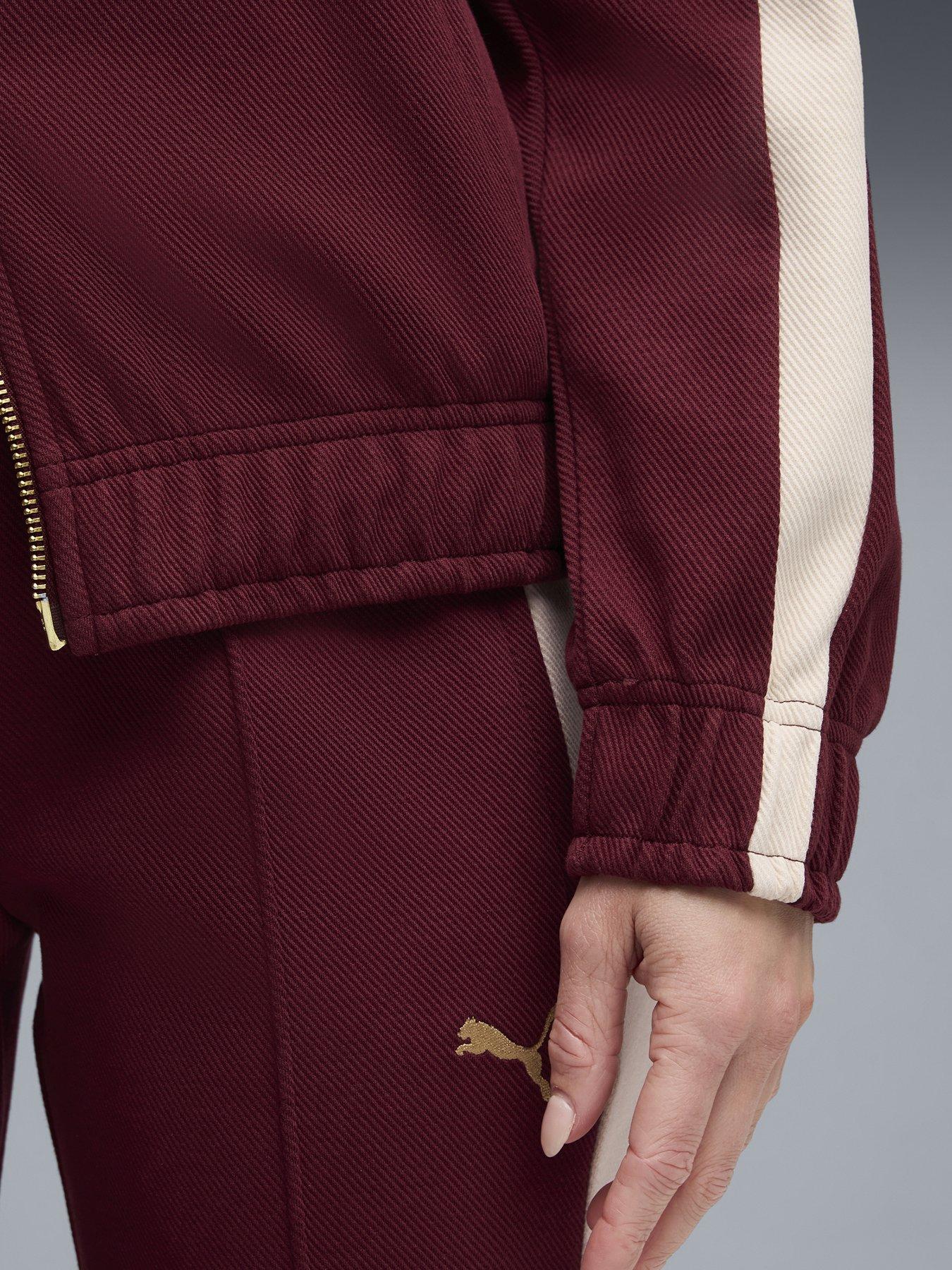 Image 4 of 5 of Puma Womens Relaxed Track Jacket - Red