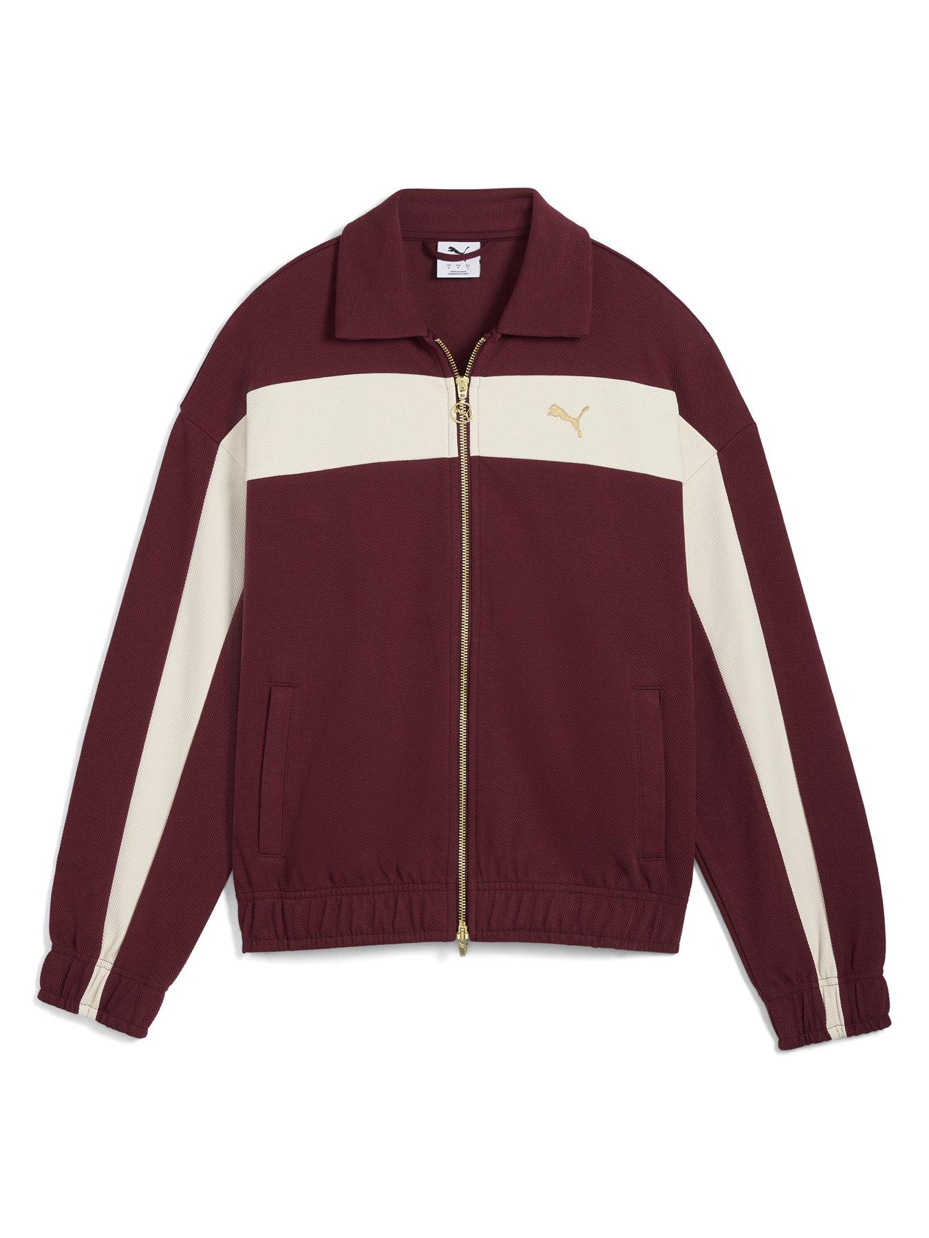 Image 5 of 5 of Puma Womens Relaxed Track Jacket - Red
