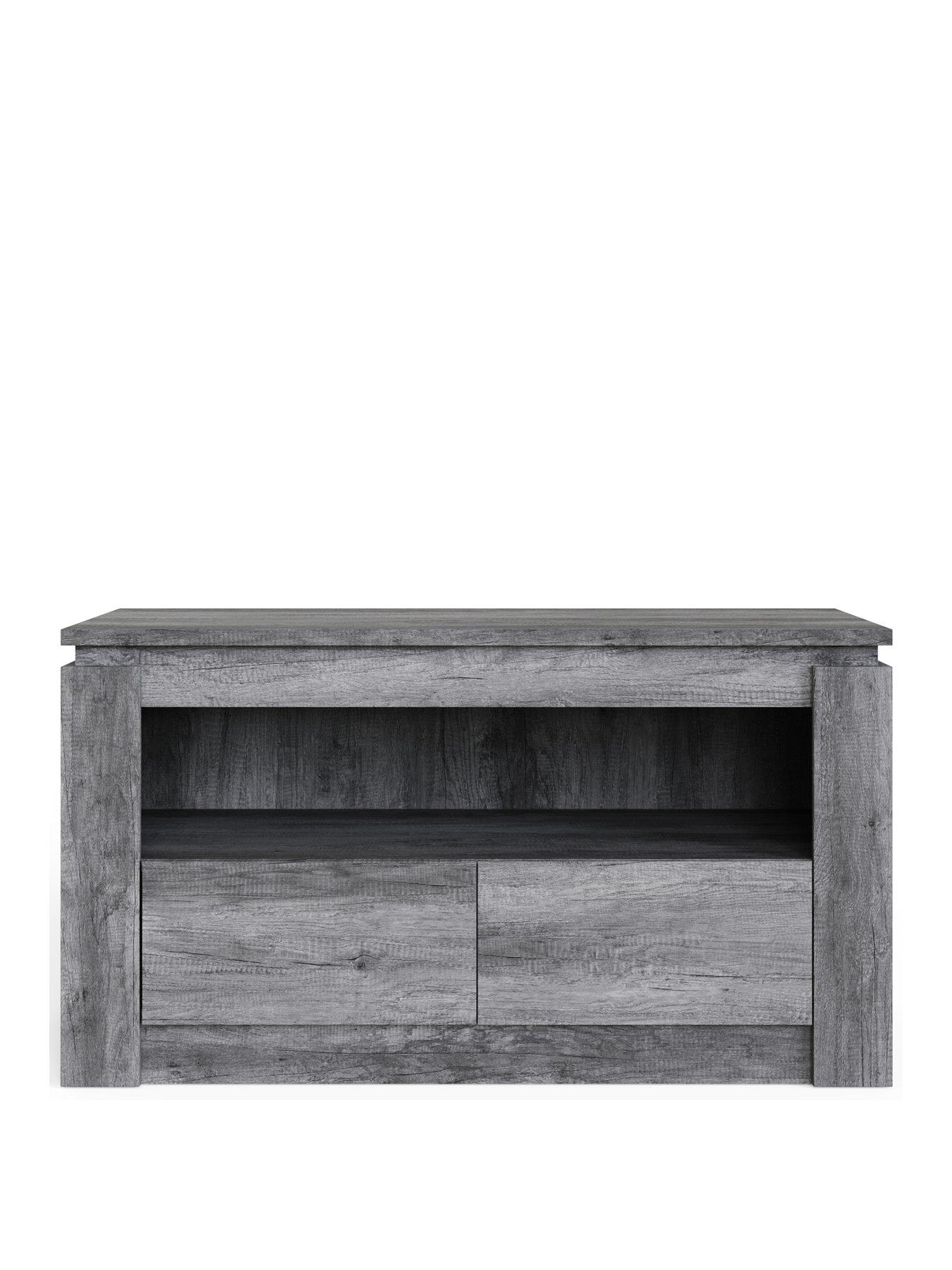 Image 2 of 7 of GFW Canyon 2 Drawer Tv Unit (Fits Up To 50")