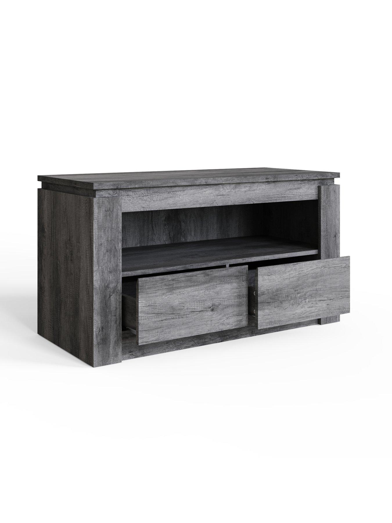 Image 4 of 7 of GFW Canyon 2 Drawer Tv Unit (Fits Up To 50")