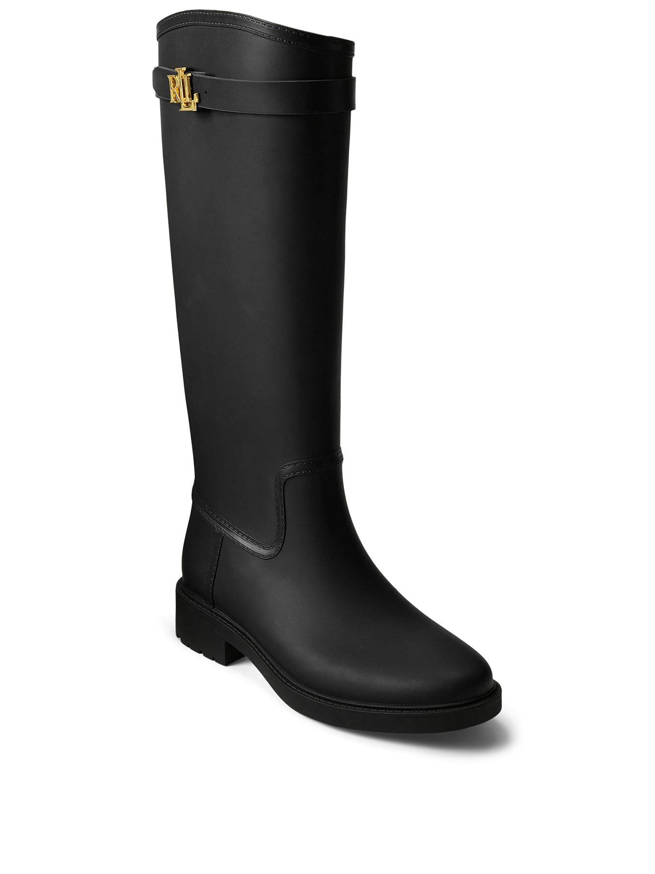  image of lauren-by-ralph-lauren-portiah-wellie-black