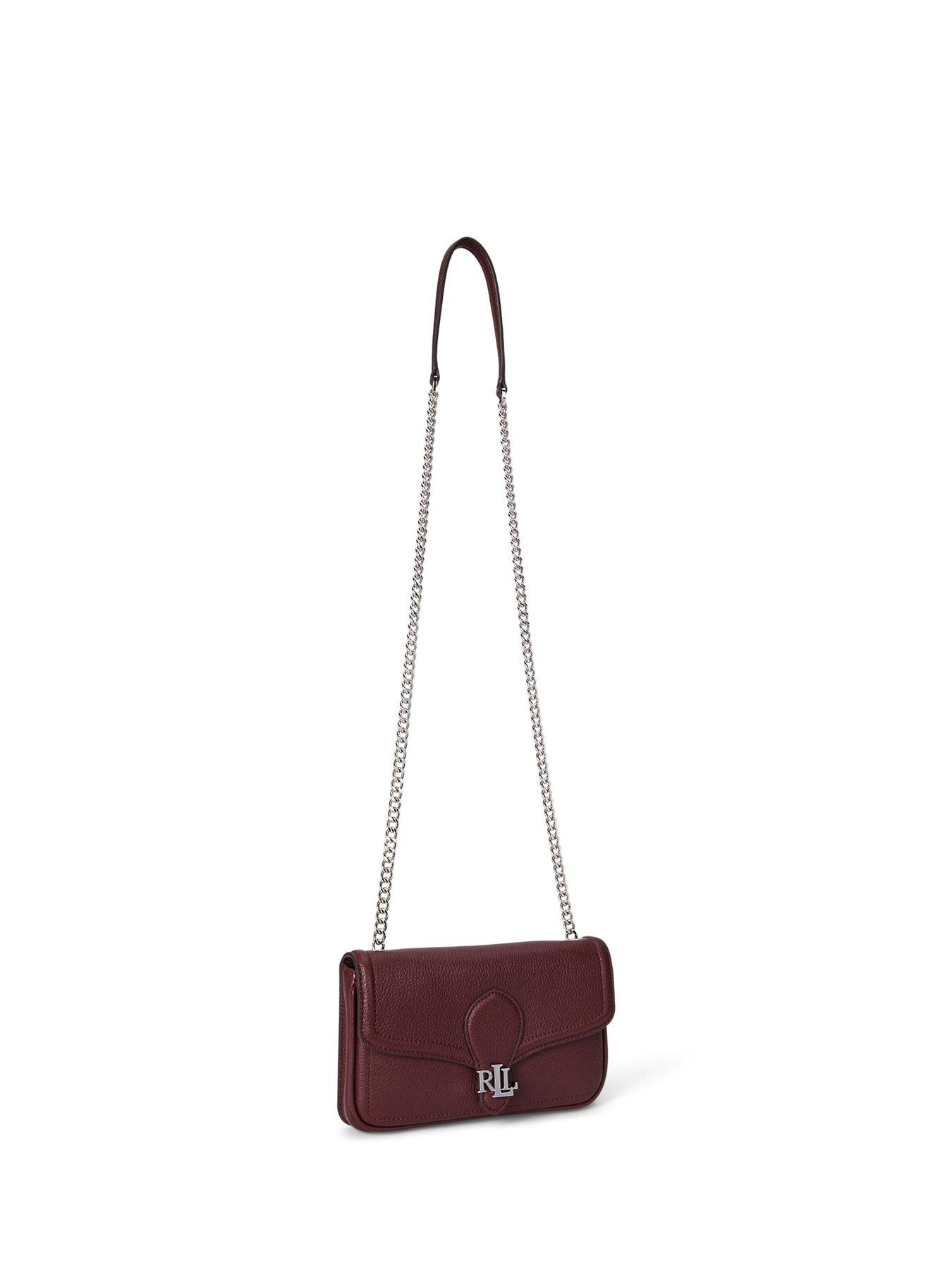  image of lauren-by-ralph-lauren-bradley-wallet-with-a-chain-dark-garnet