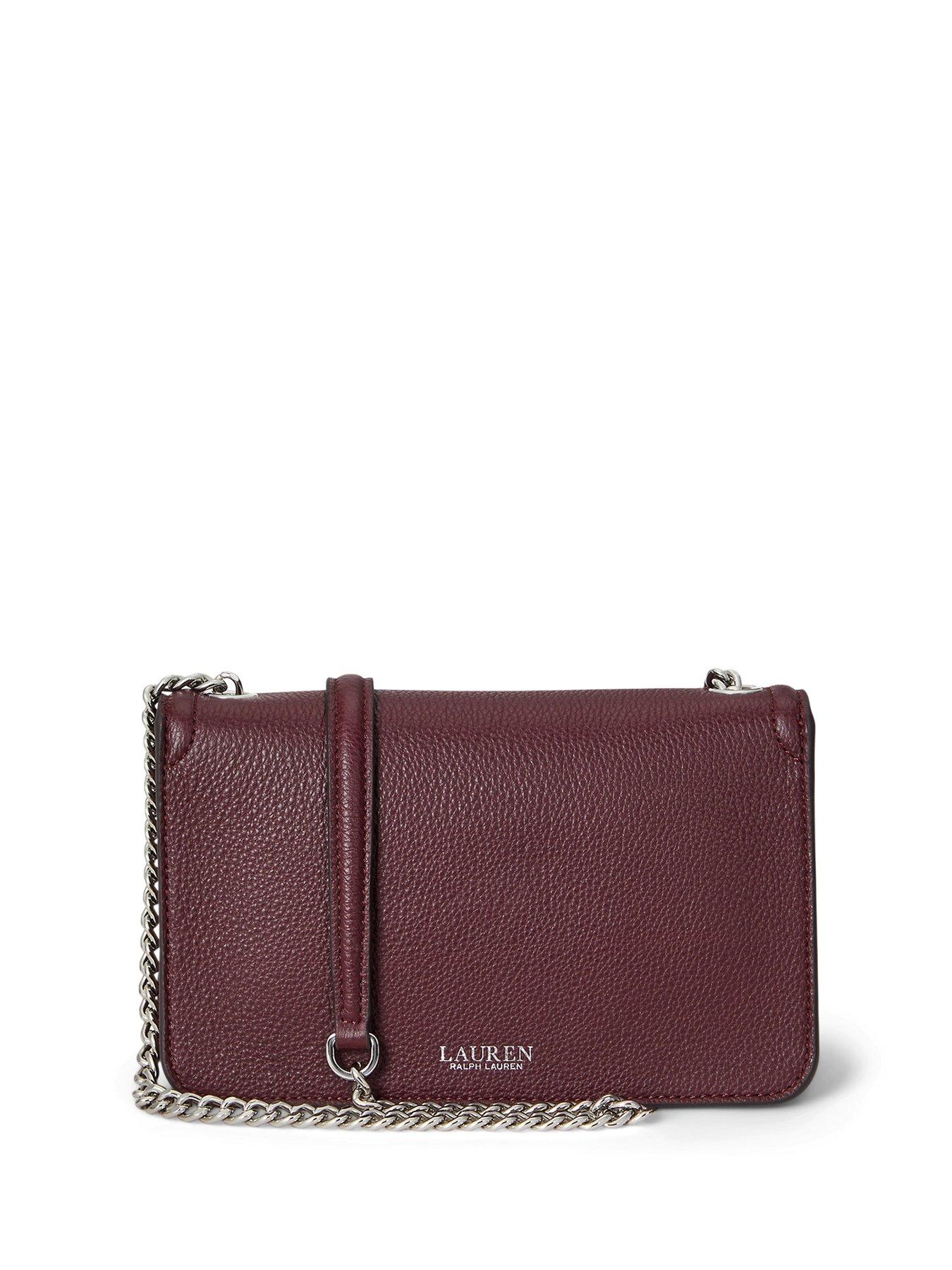  image of lauren-by-ralph-lauren-bradley-wallet-with-a-chain-dark-garnet