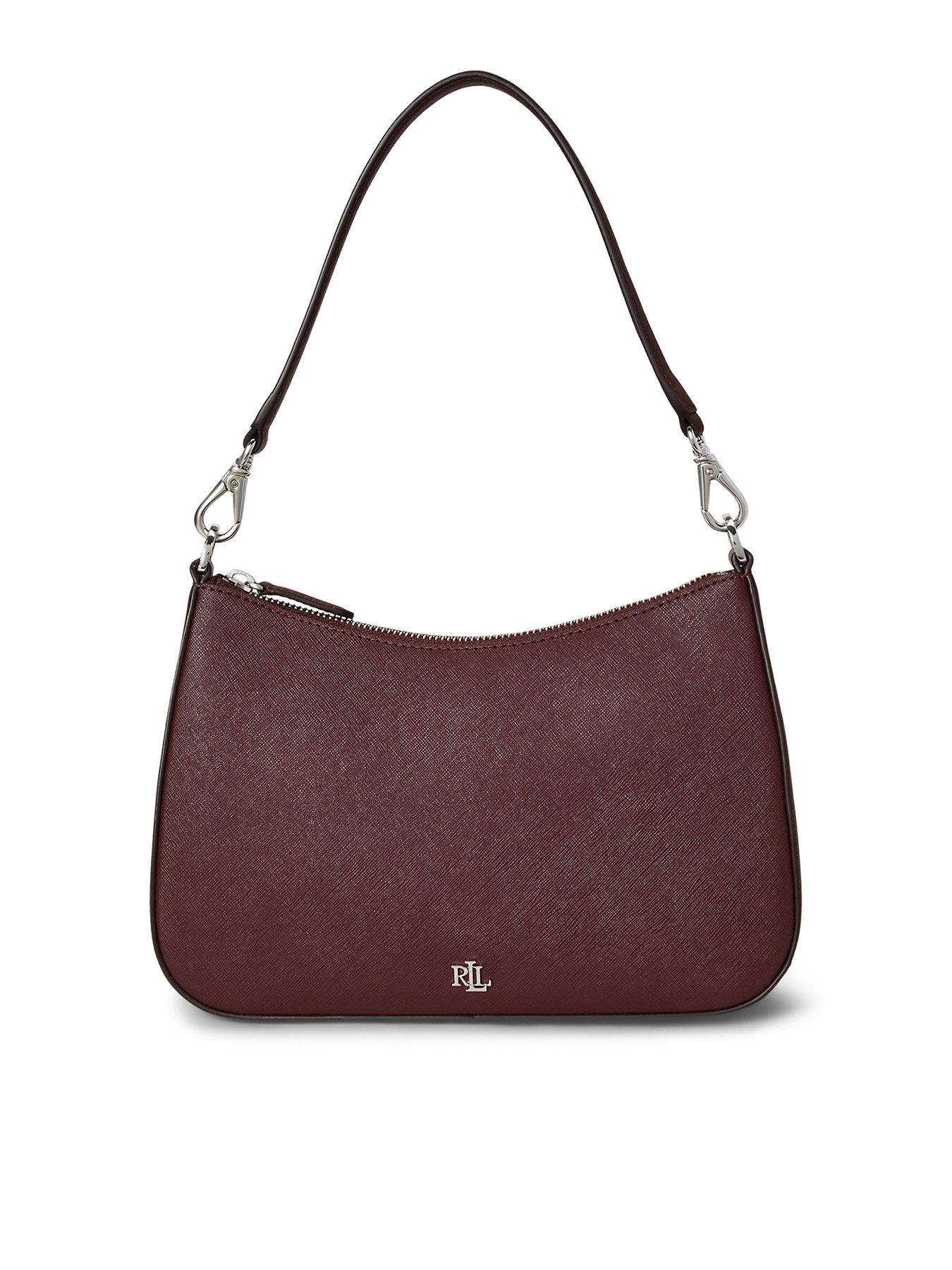 Lauren by Ralph Lauren Danni Medium Shoulder Bag - Red