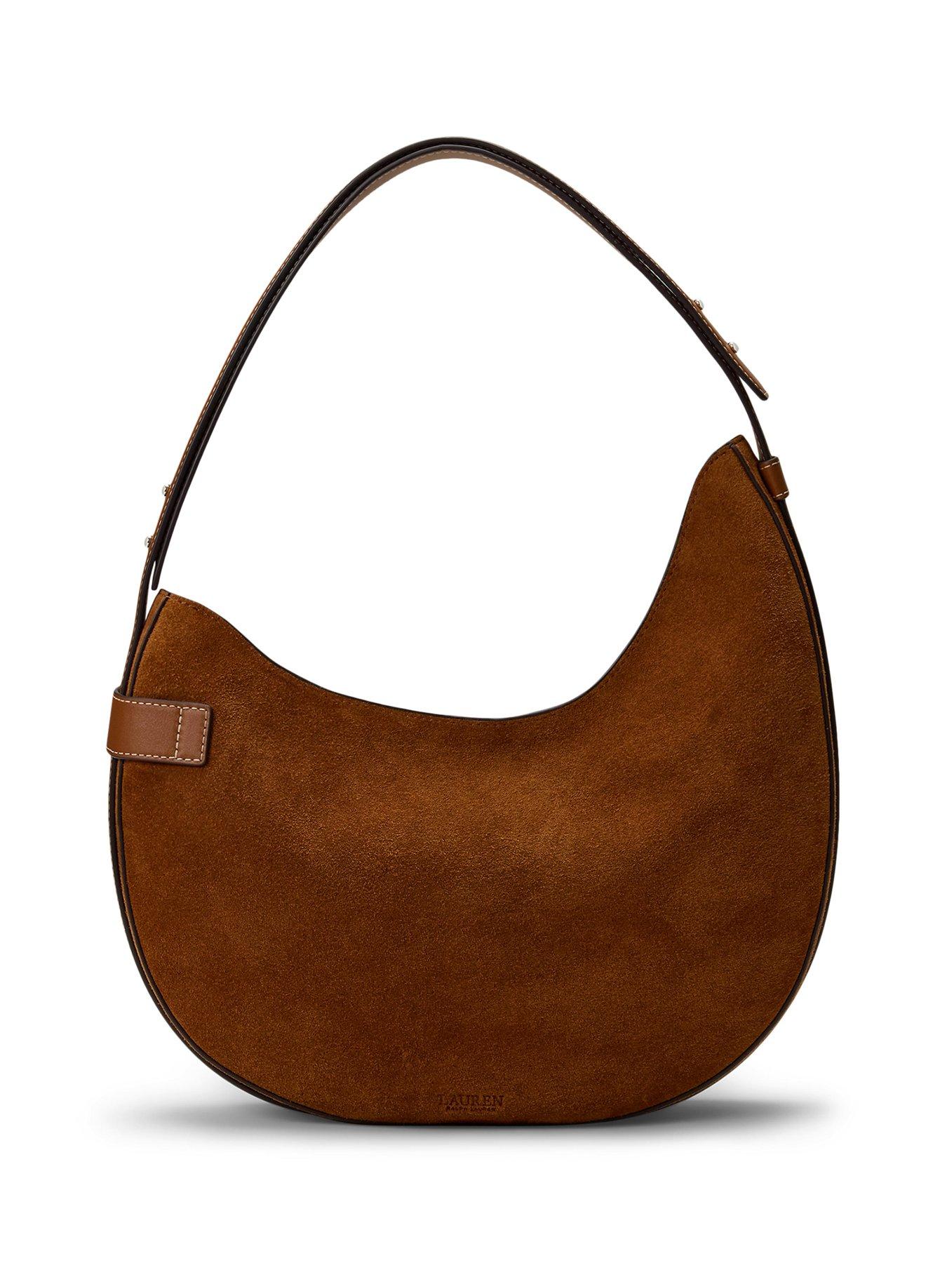 Image 4 of 5 of Lauren by Ralph Lauren Large Shoulder Hobo Bag - Lauren Tan