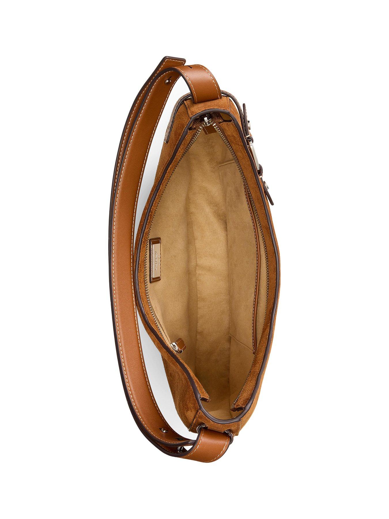 Image 5 of 5 of Lauren by Ralph Lauren Large Shoulder Hobo Bag - Lauren Tan