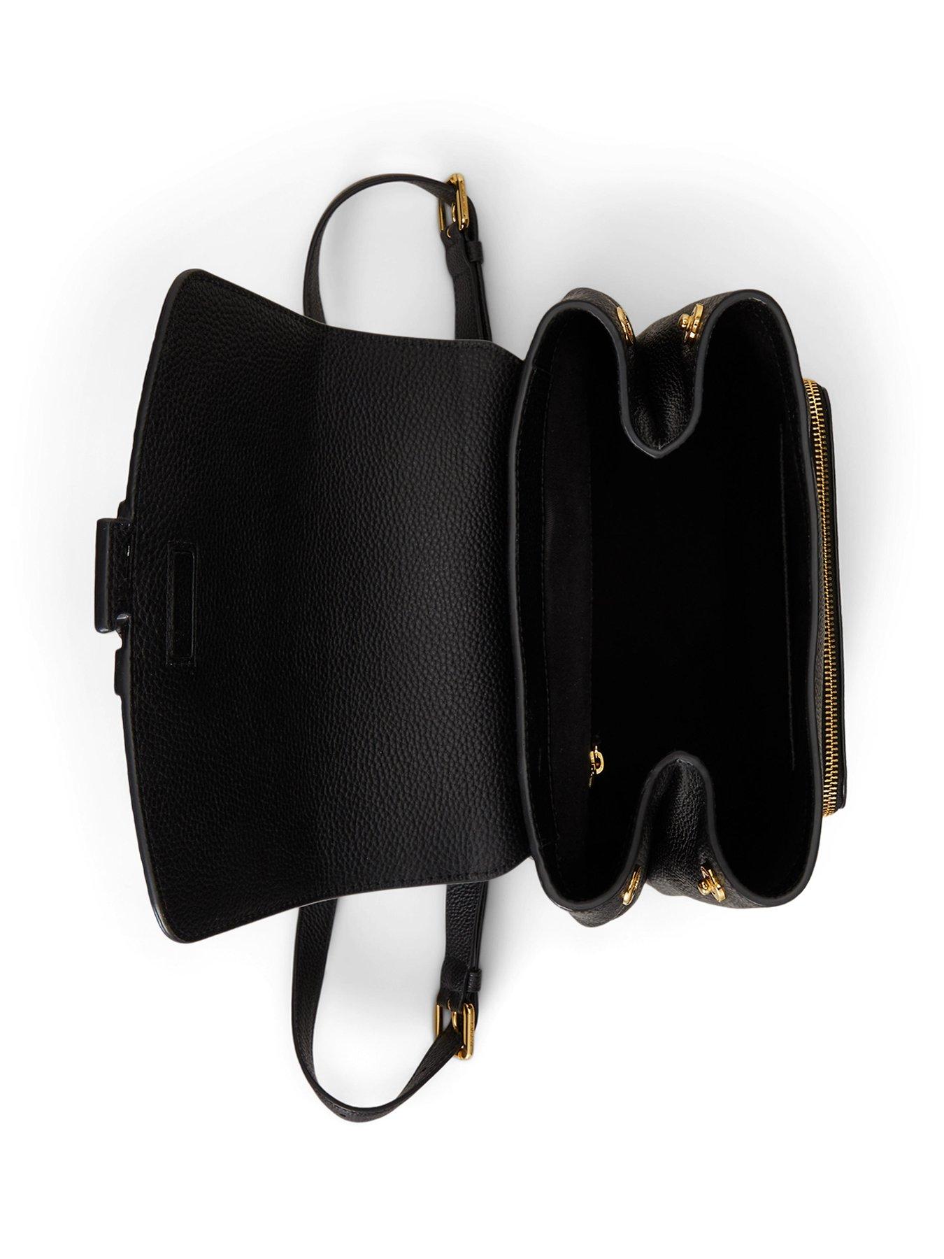 Image 4 of 4 of Lauren by Ralph Lauren Cameryn Medium Backpack - Black