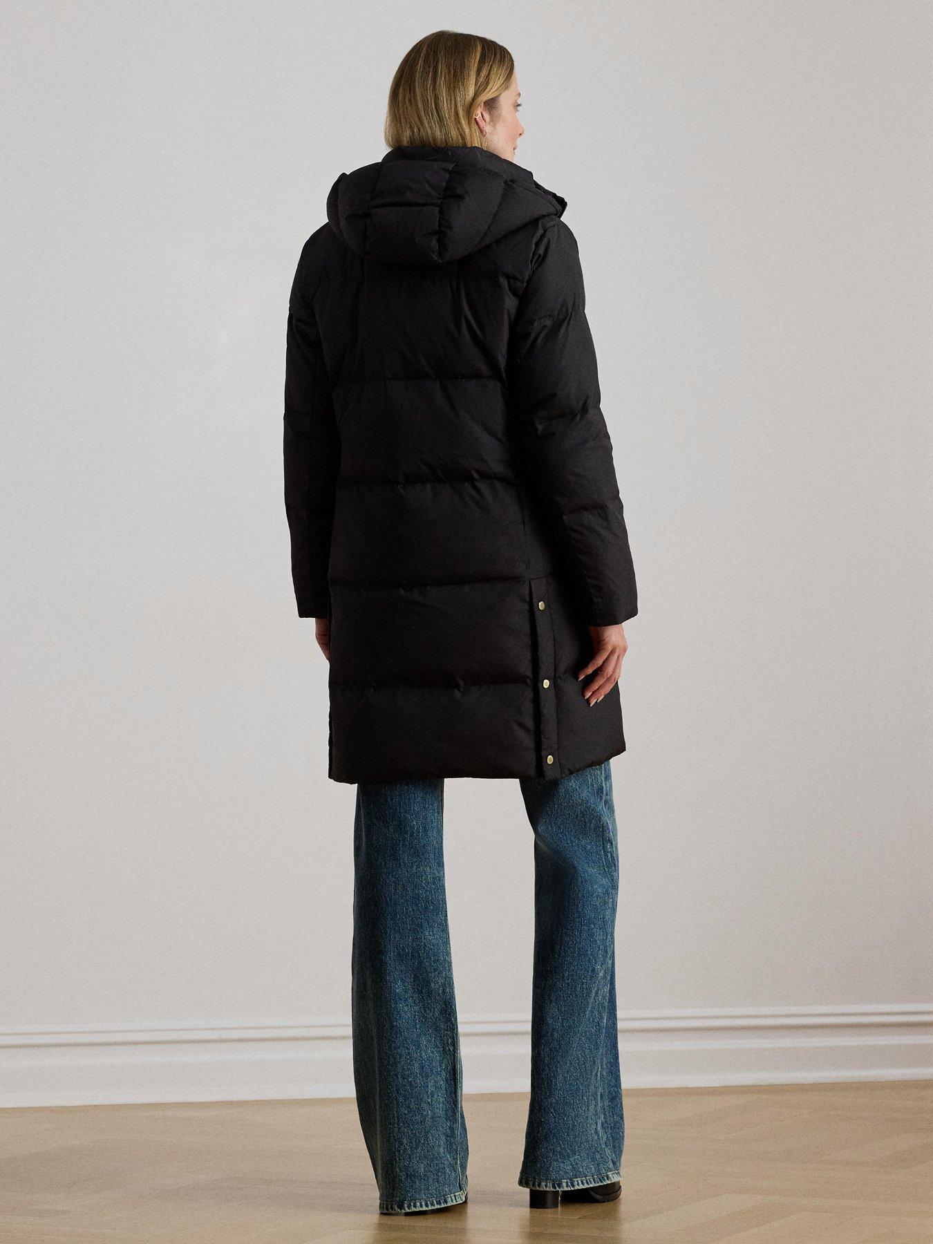  image of lauren-by-ralph-lauren-padded-puffer-coat-black
