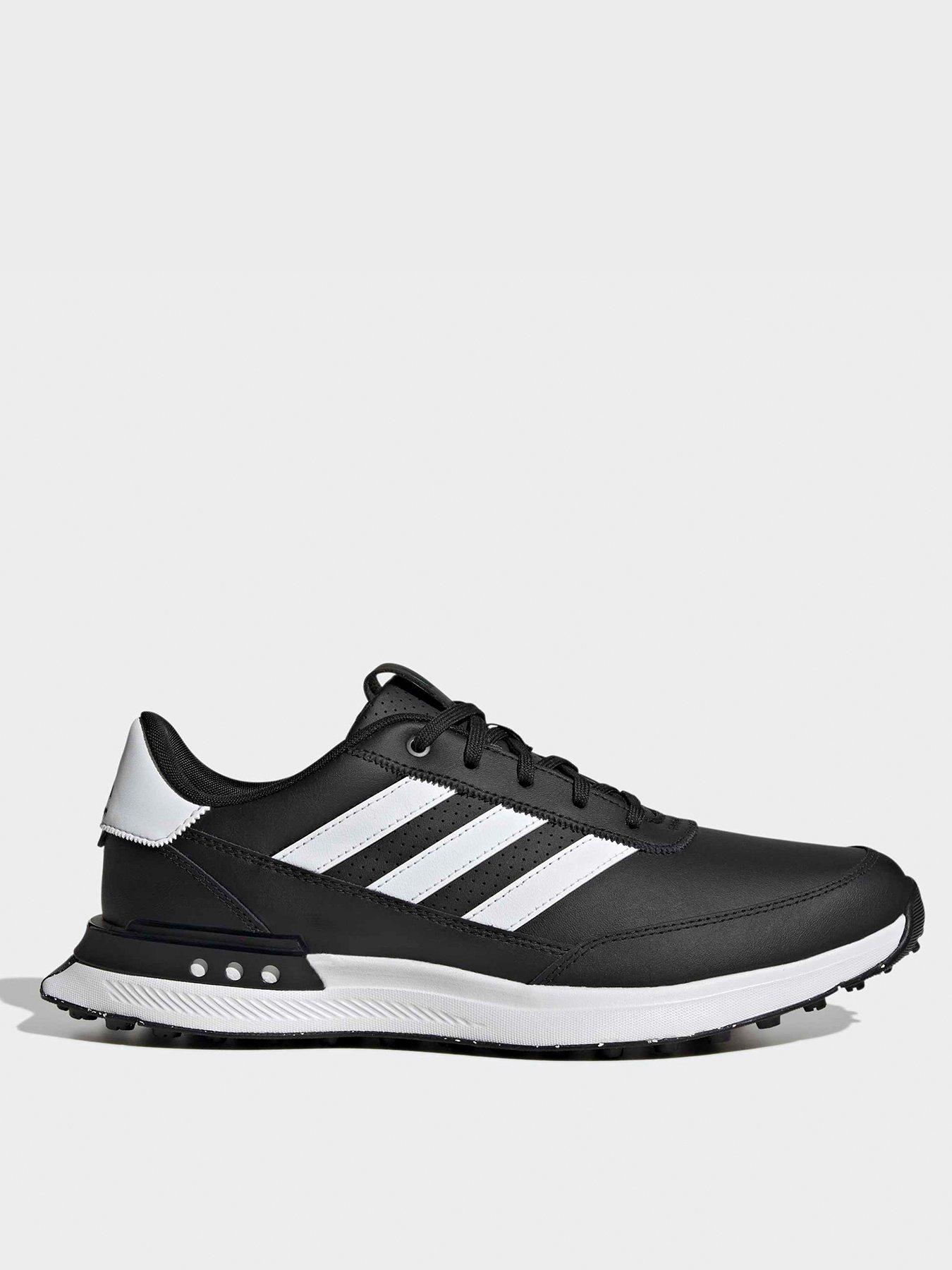 Image 1 of 6 of adidas Mens Golf S2G 24 Leather Spikeless Golf Shoes - Black