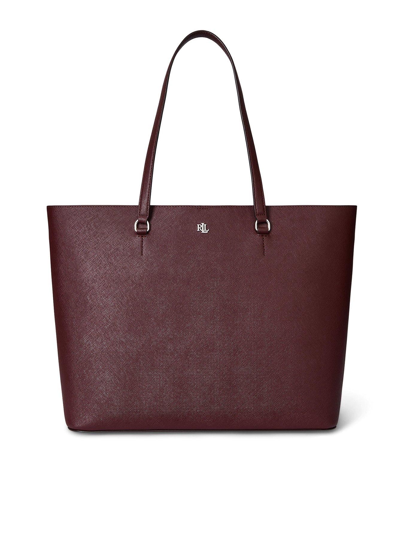  image of lauren-by-ralph-lauren-karly-large-tote-bag-dark-garnet