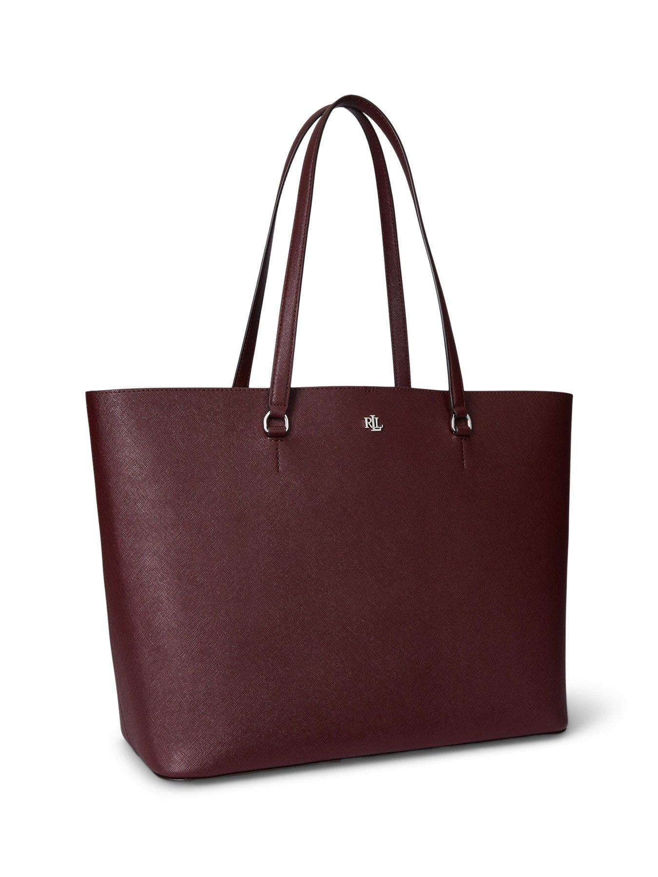  image of lauren-by-ralph-lauren-karly-large-tote-bag-dark-garnet