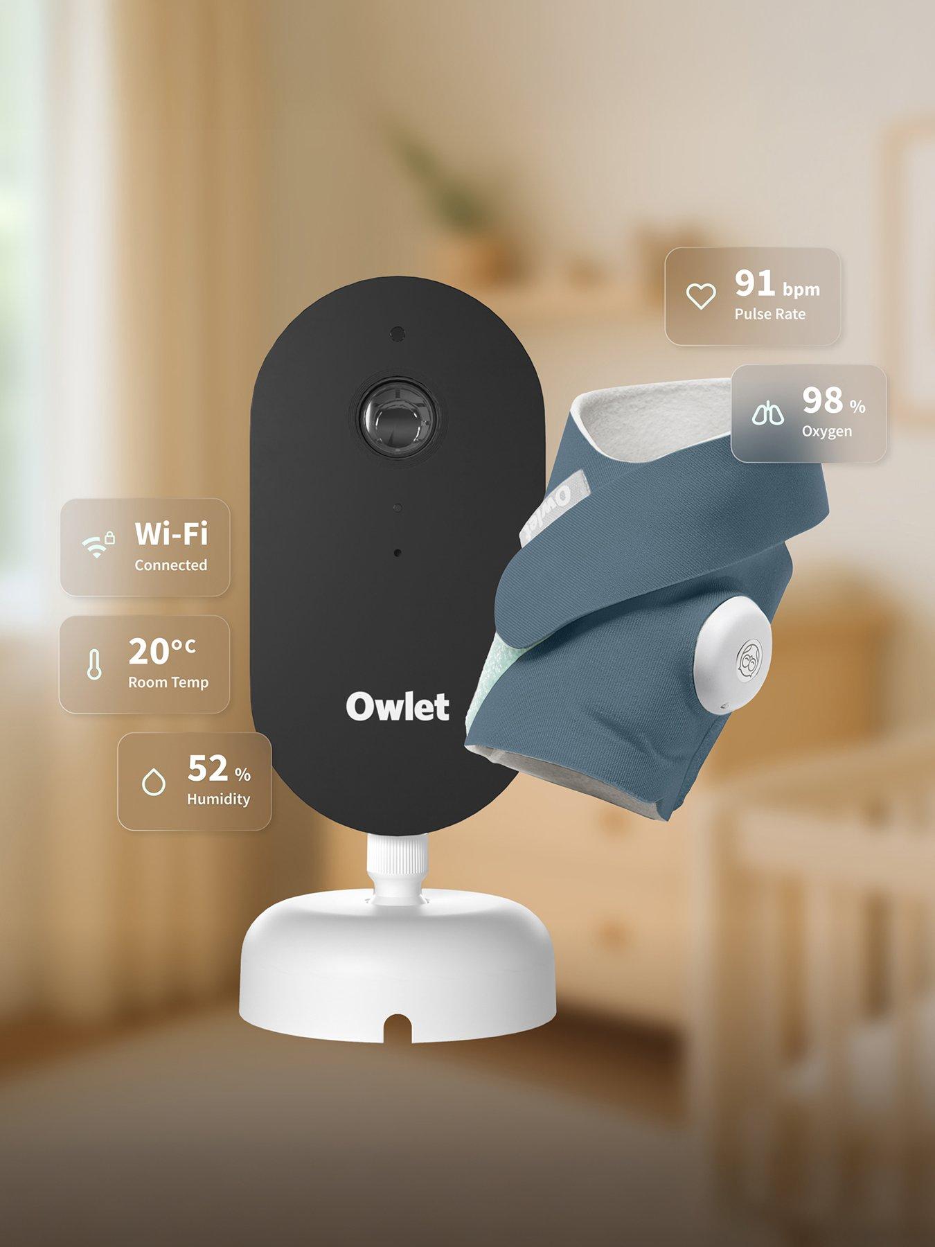 Image 1 of 7 of Owlet Dream Duo / Sock + Sight / Bedtime Blue