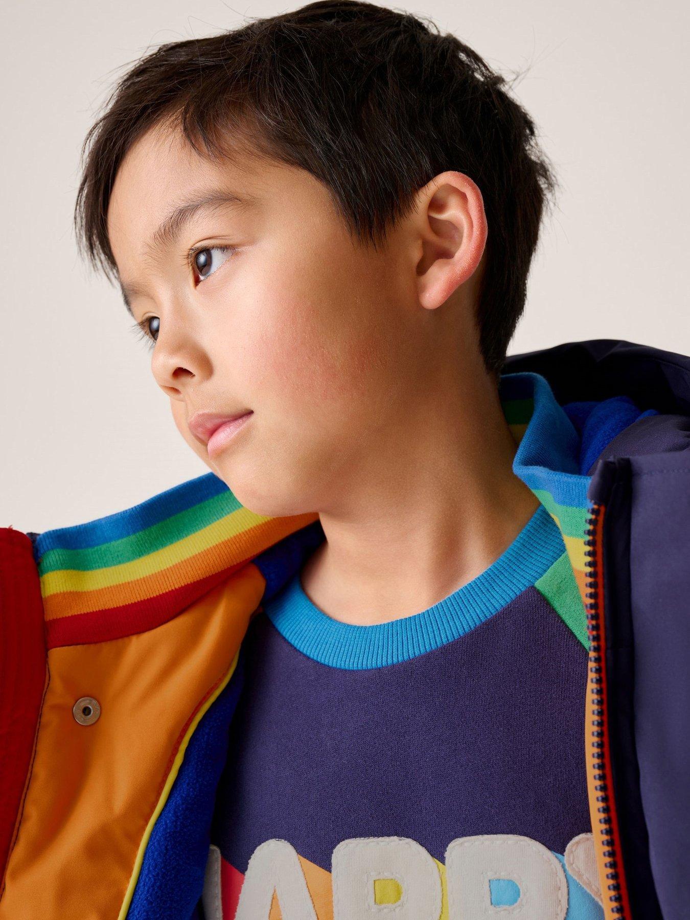 Image 5 of 6 of Little Bird Boys Back To School Parka Coat - Blue