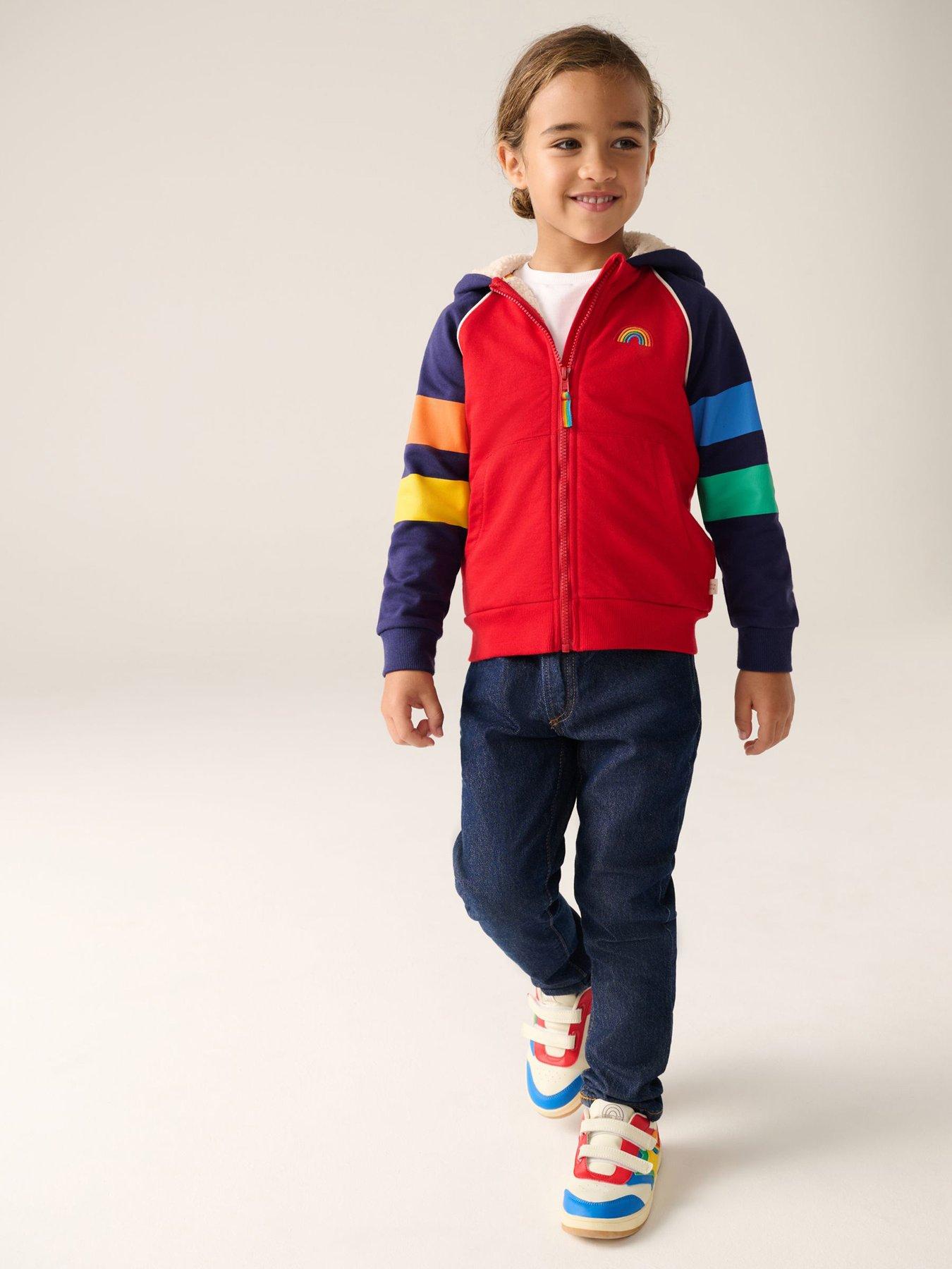 Image 1 of 6 of Little Bird Boys Zipped Hoodie - Multi