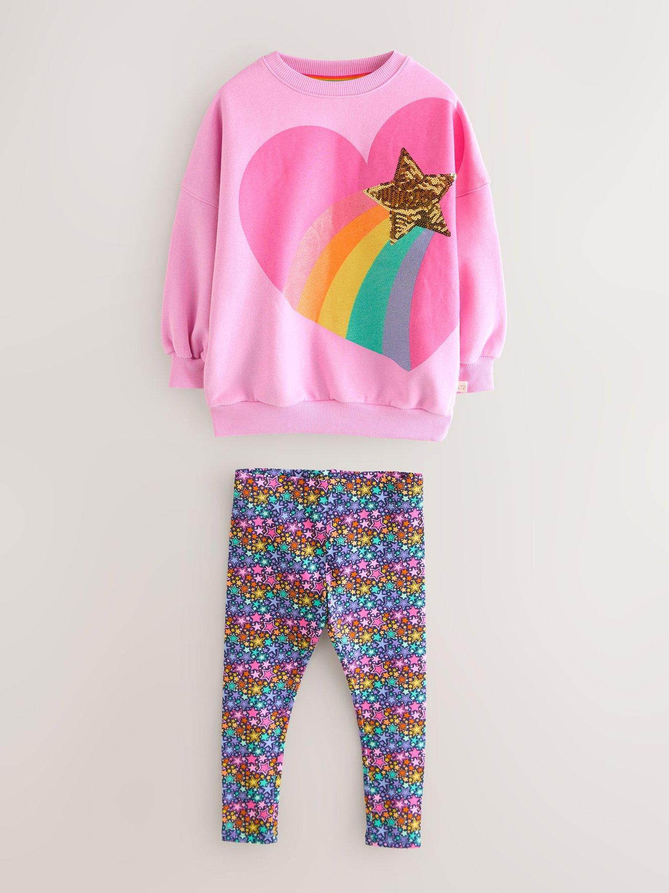 Little Bird Girls Star Legging Set - Multi