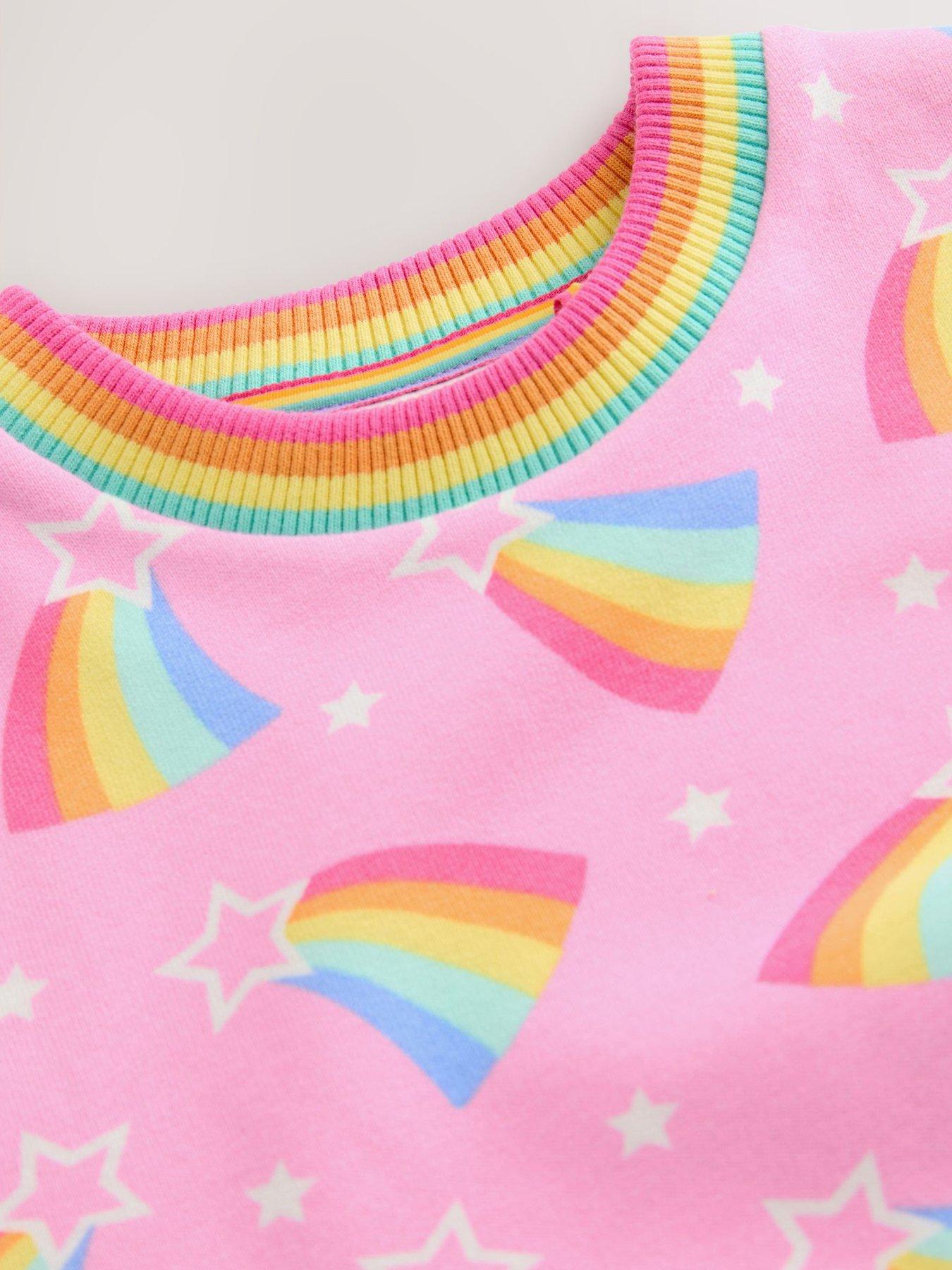 Image 5 of 6 of Little Bird Girls Star Sweater Dress - Pink