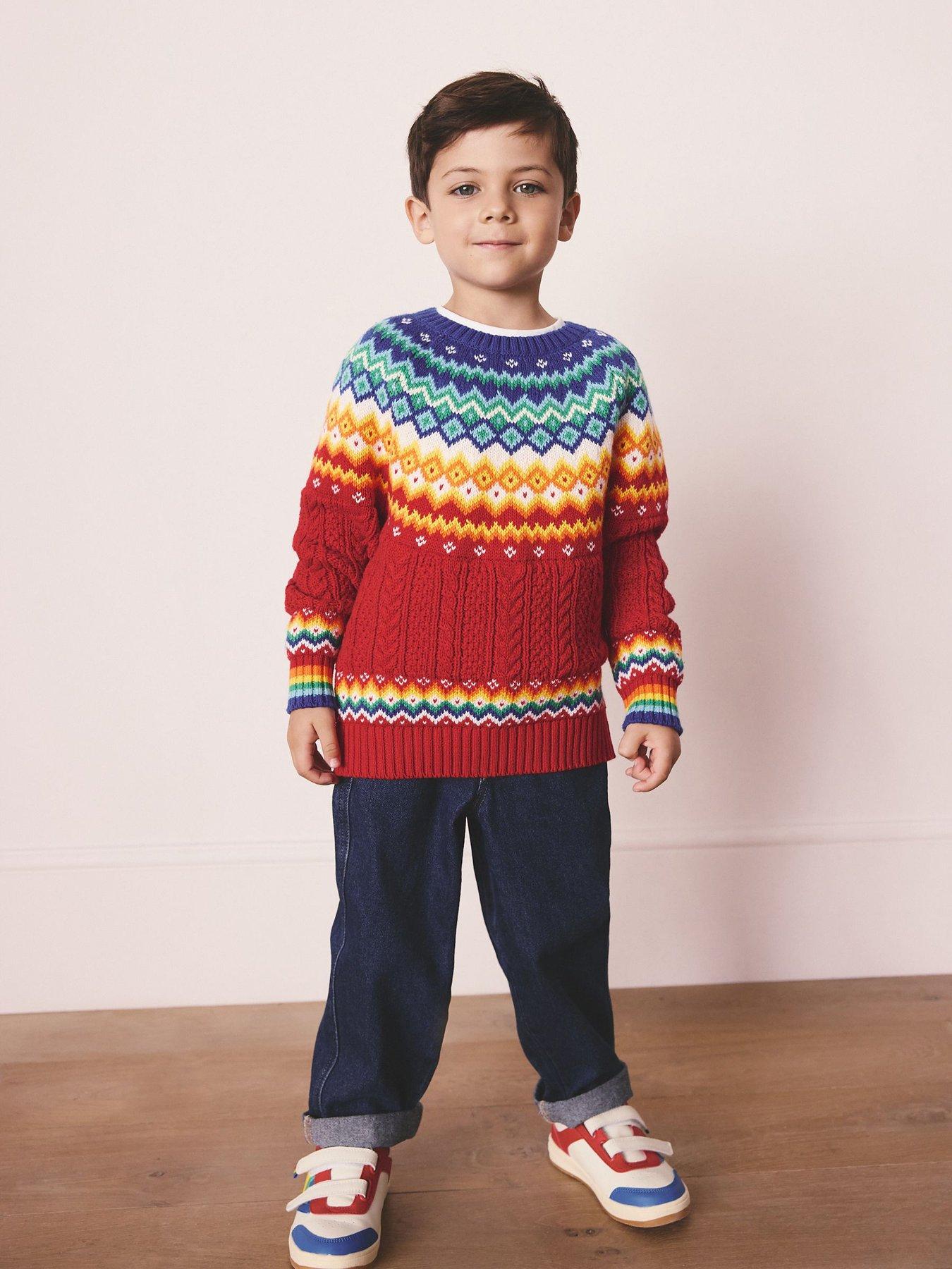  image of little-bird-boys-nordic-jumper-multi