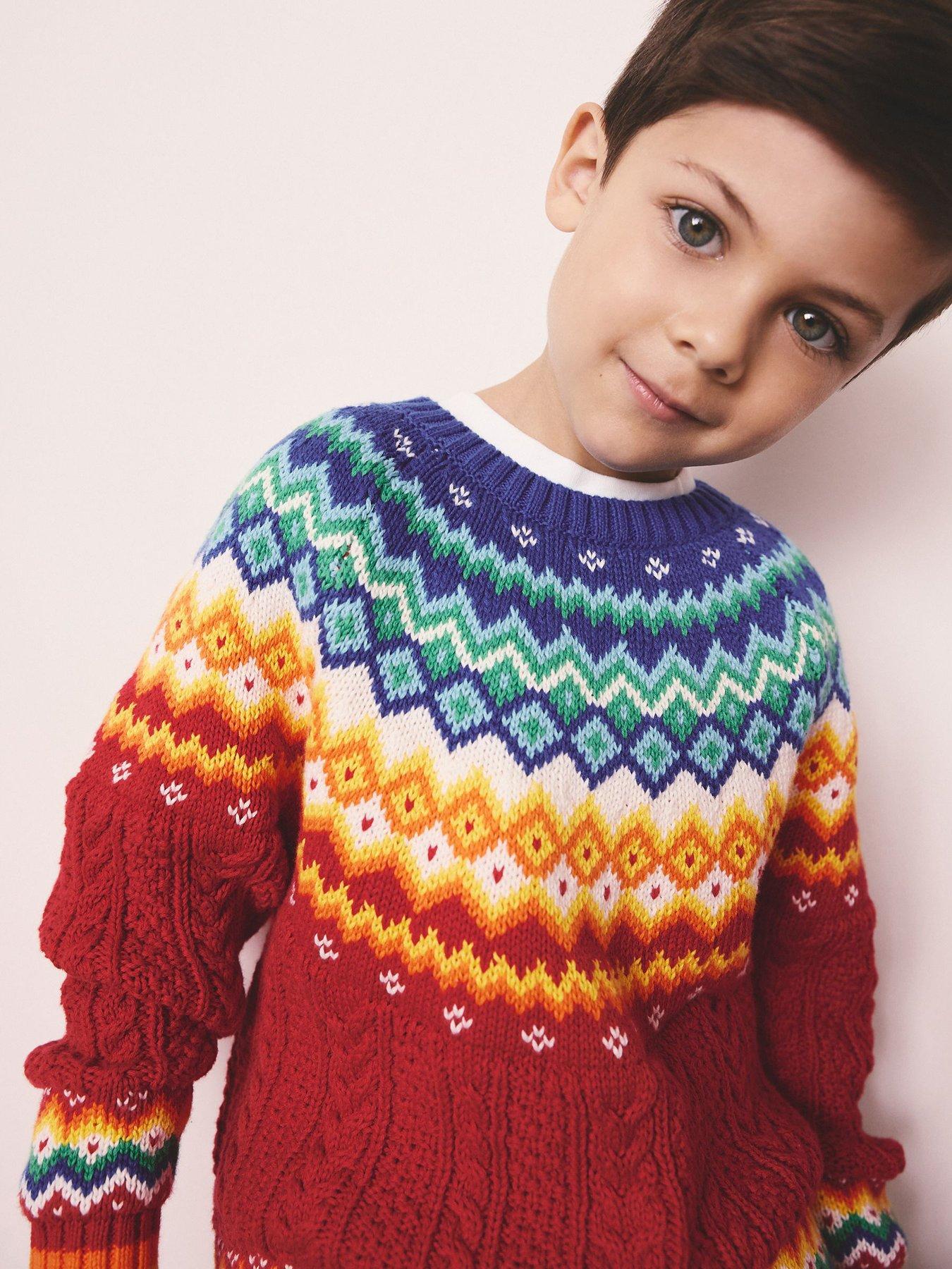  image of little-bird-boys-nordic-jumper-multi