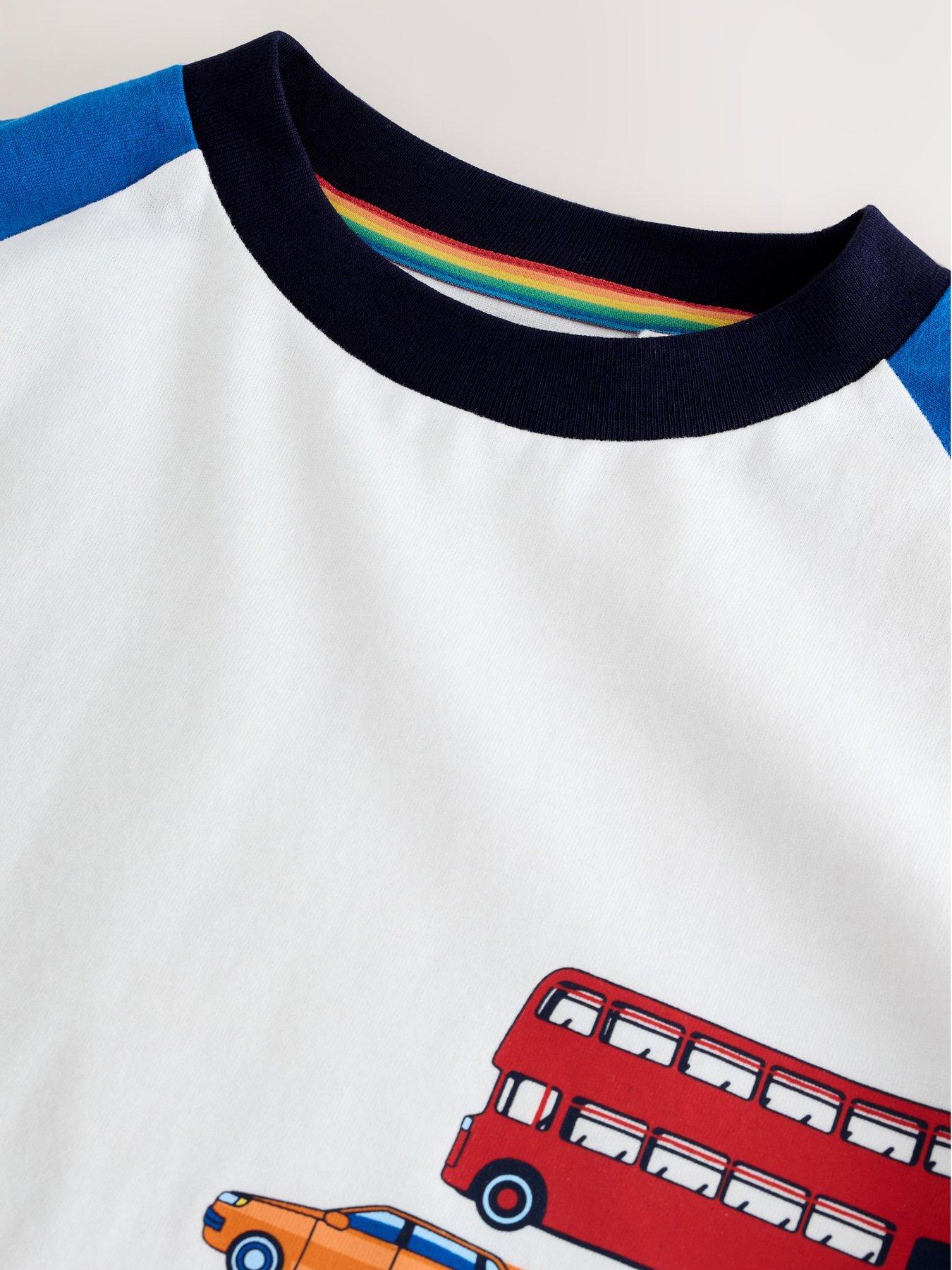 Image 3 of 4 of Little Bird Boys Vehicles T-shirt - Blue