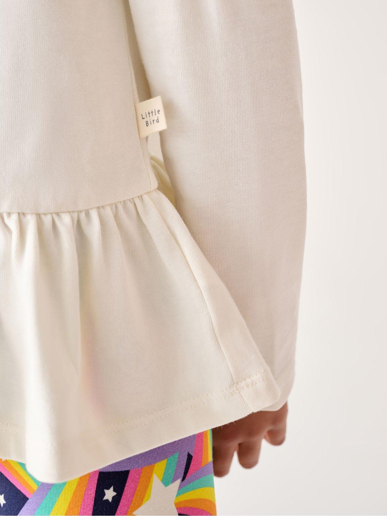  image of little-bird-girls-heart-t-shirt-and-legging-set-multi