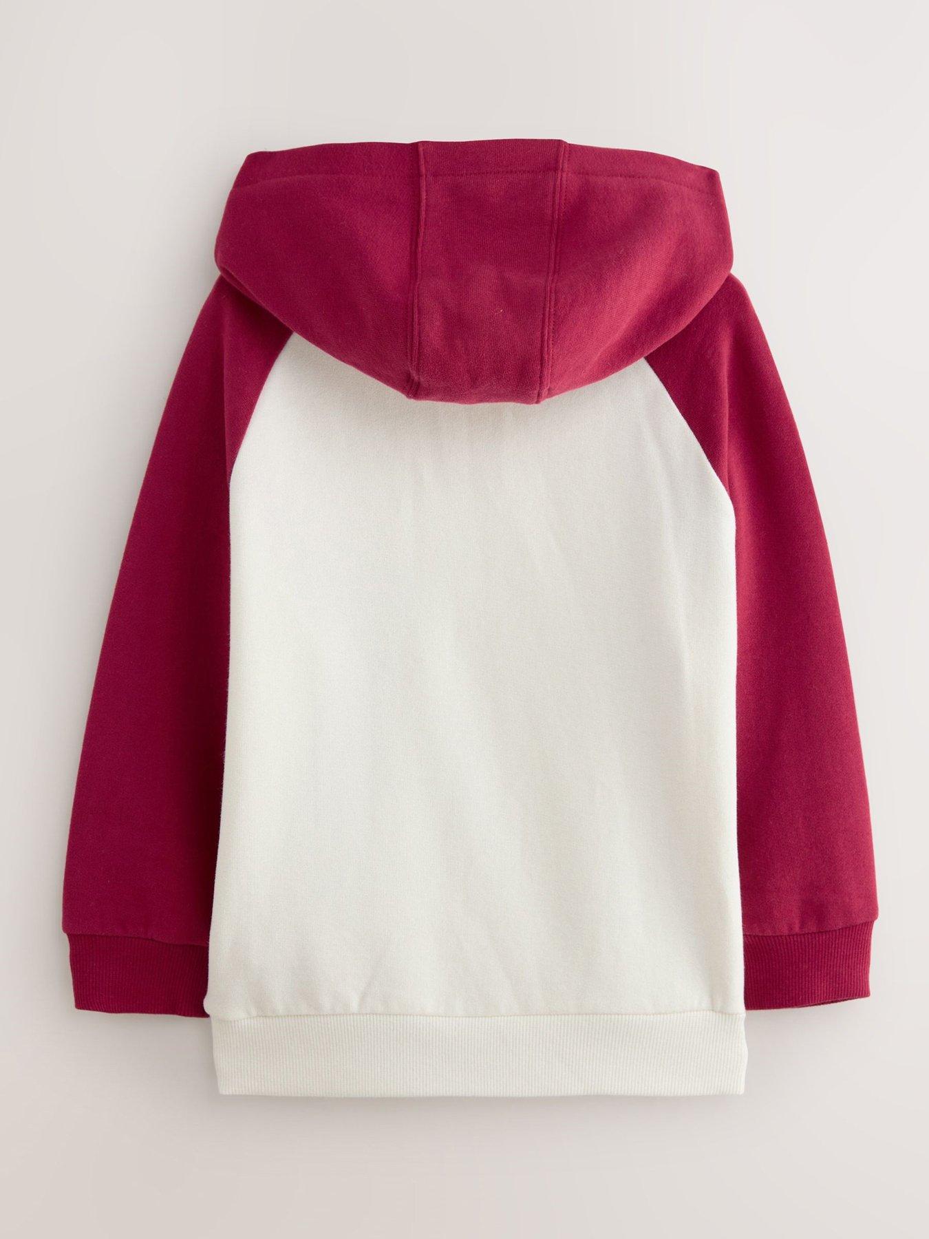 Image 5 of 6 of Little Bird Boys Explore Rainbow Hoodie - Red