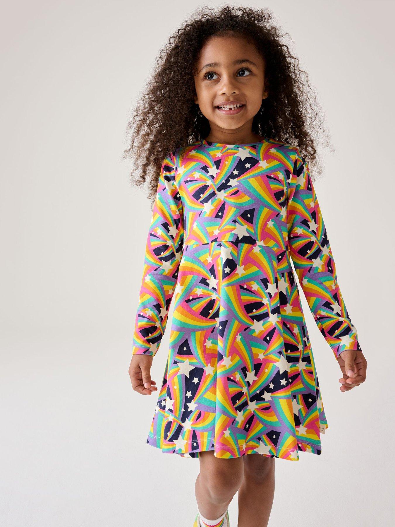 undefined Girls Star Dress - Multi