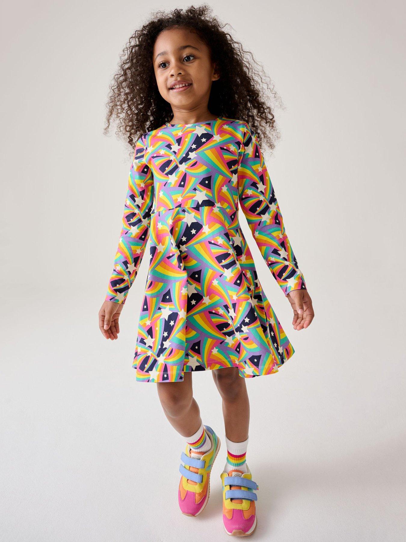 Image 3 of 6 of Little Bird Girls Star Dress - Multi
