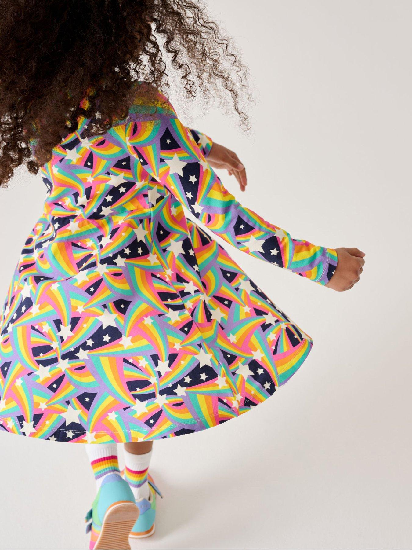 Image 4 of 6 of Little Bird Girls Star Dress - Multi