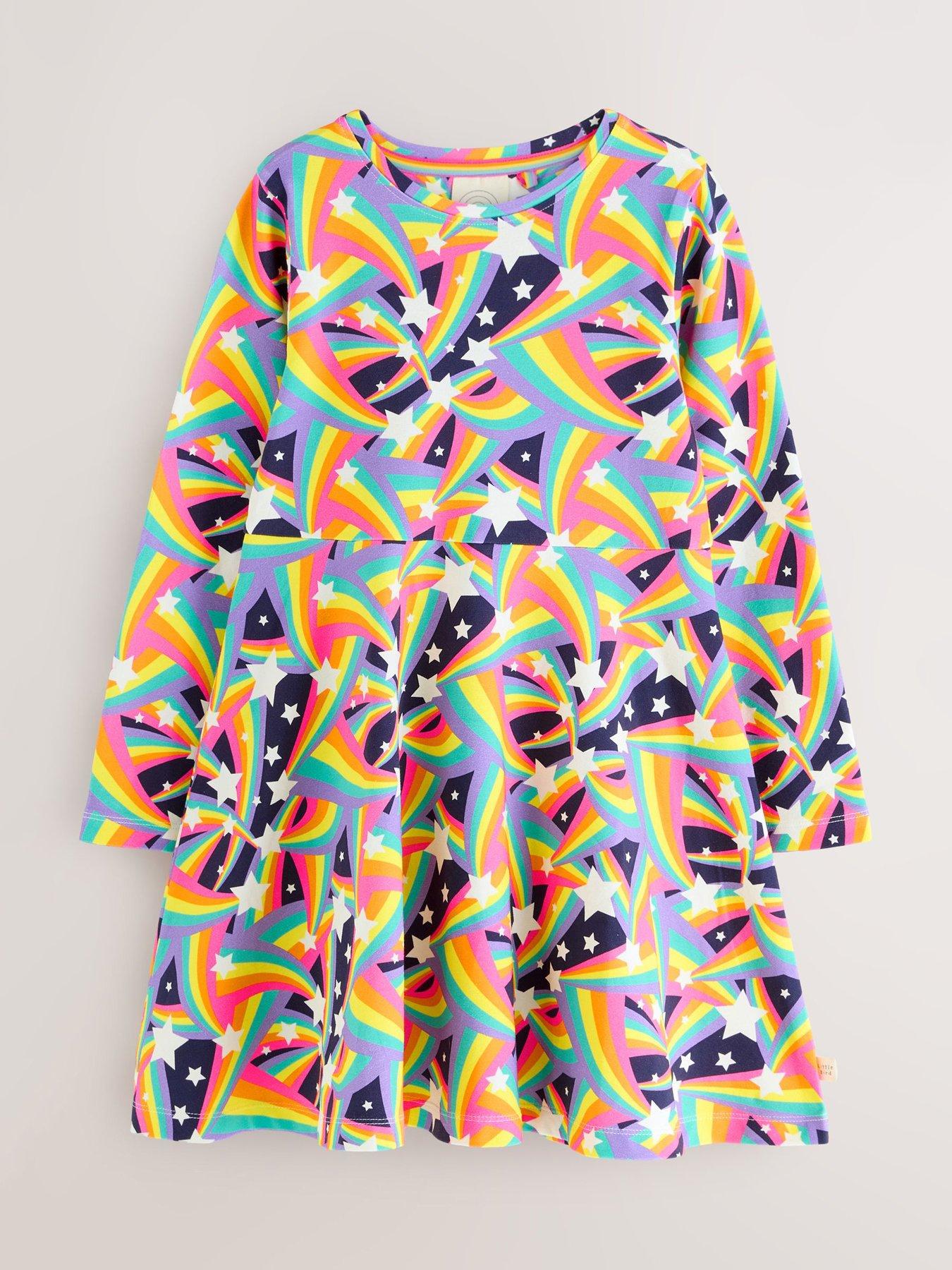 Image 6 of 6 of Little Bird Girls Star Dress - Multi