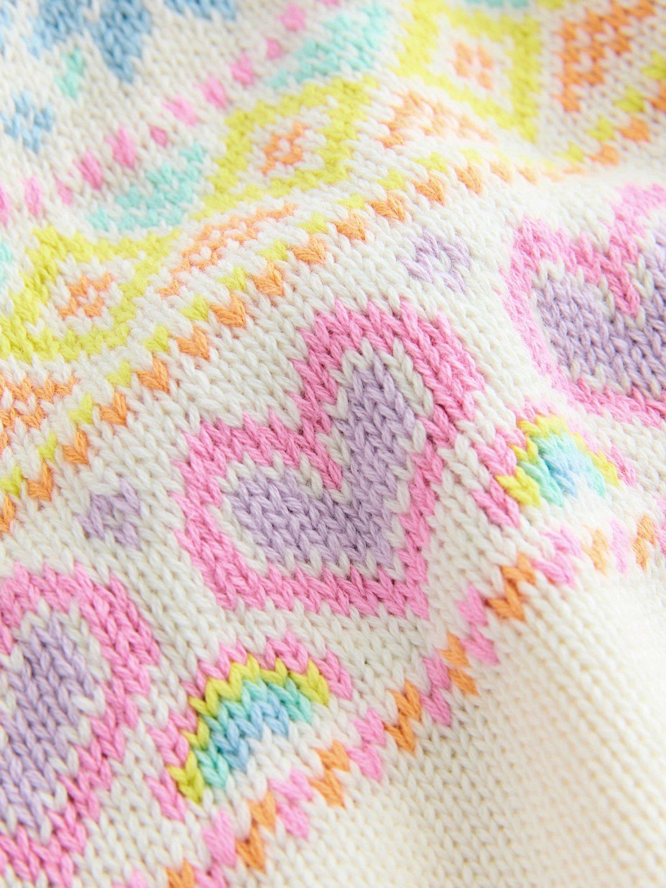  image of little-bird-girls-pastel-knitted-jumper-white