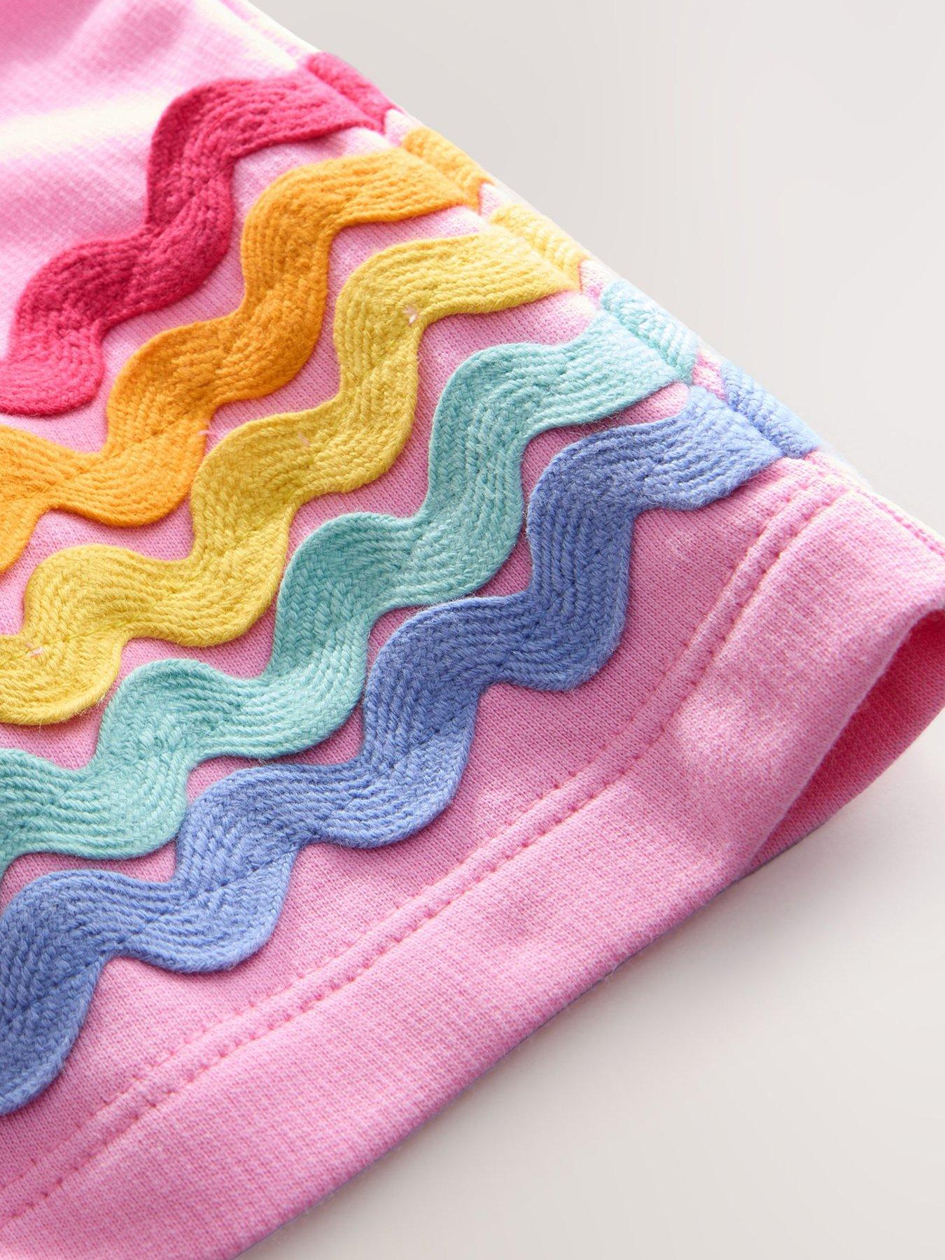  image of little-bird-ricrac-sweat-dress-pink