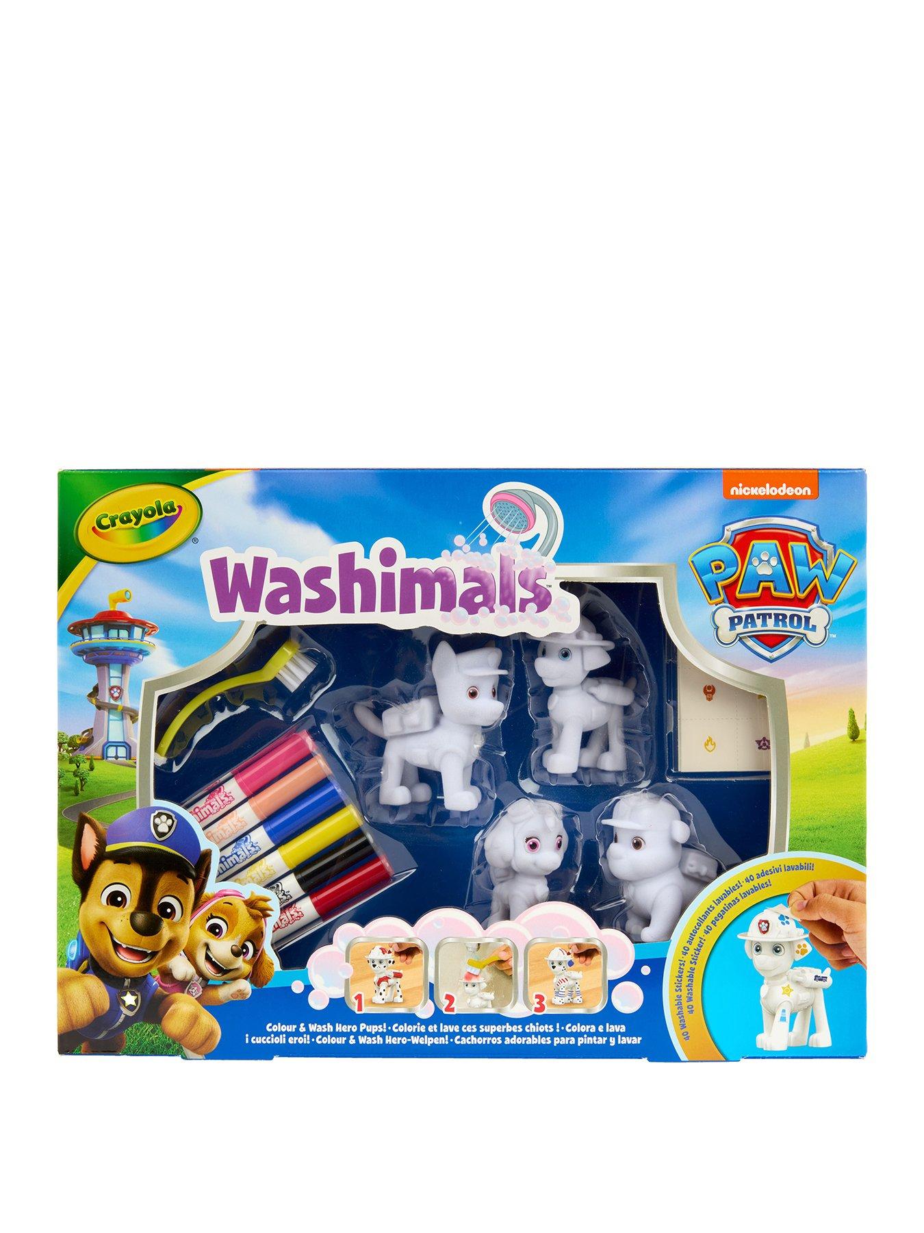  image of crayola-washimals-paw-patrol-set-with-decals-andnbsp4-washable-figures