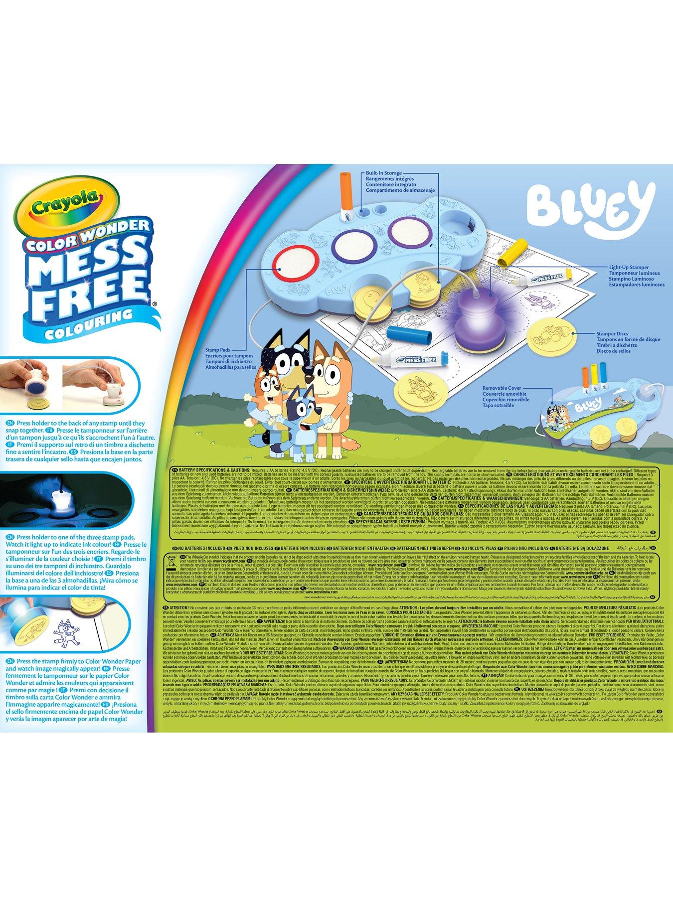 Image 2 of 2 of Crayola Bluey Colour Wonder Stamper