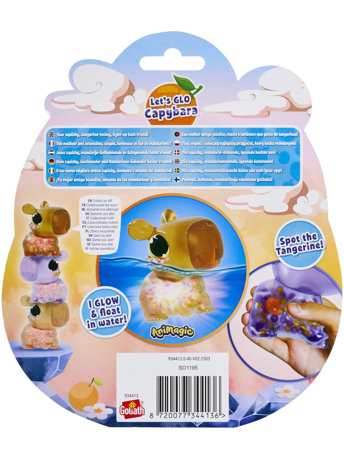 Image 6 of 7 of AniMagic Let's Glo Capybara Interactive Pet&nbsp;- Brown