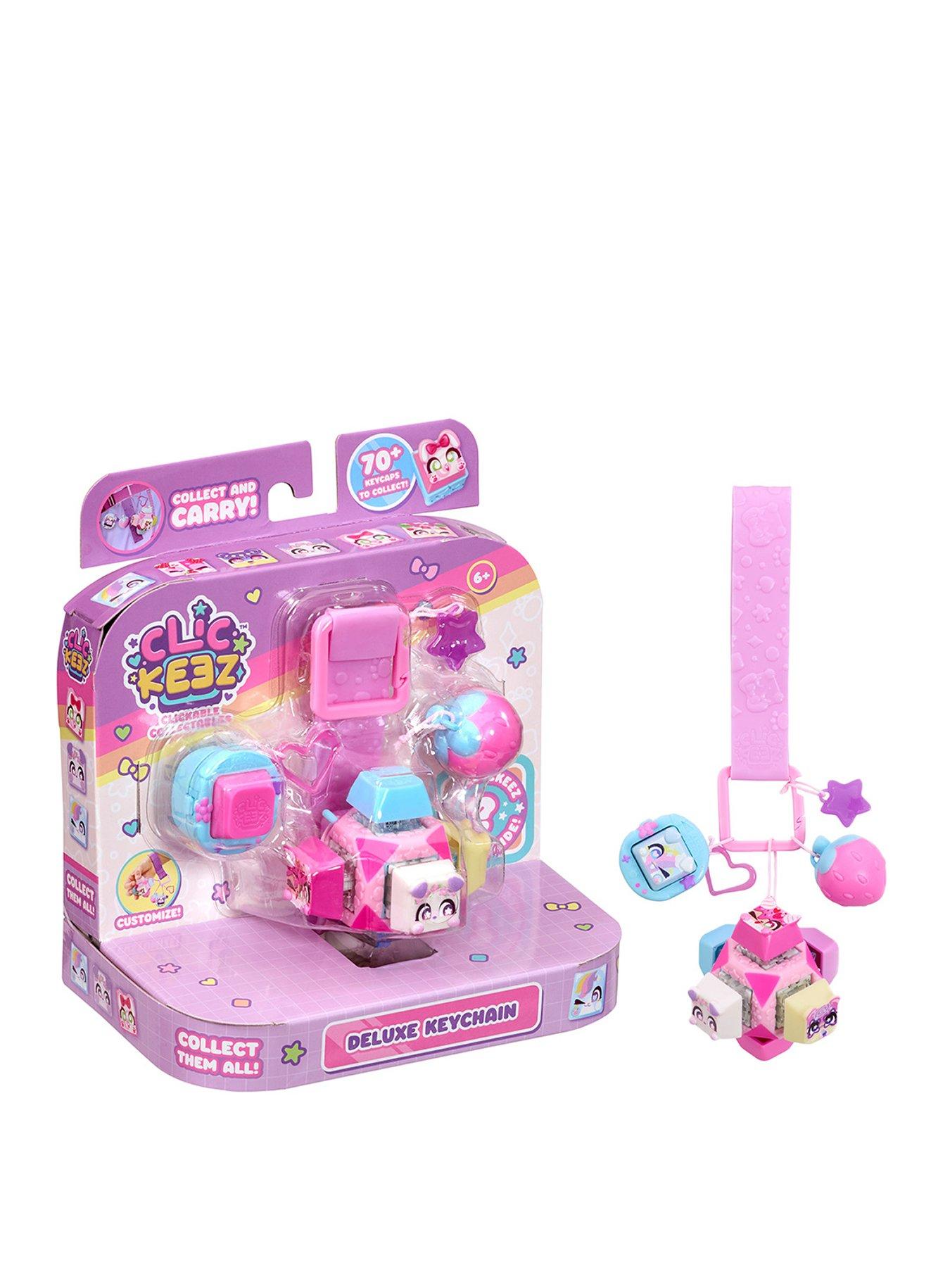 Clickeez Clickable Collectables Deluxe Keychain