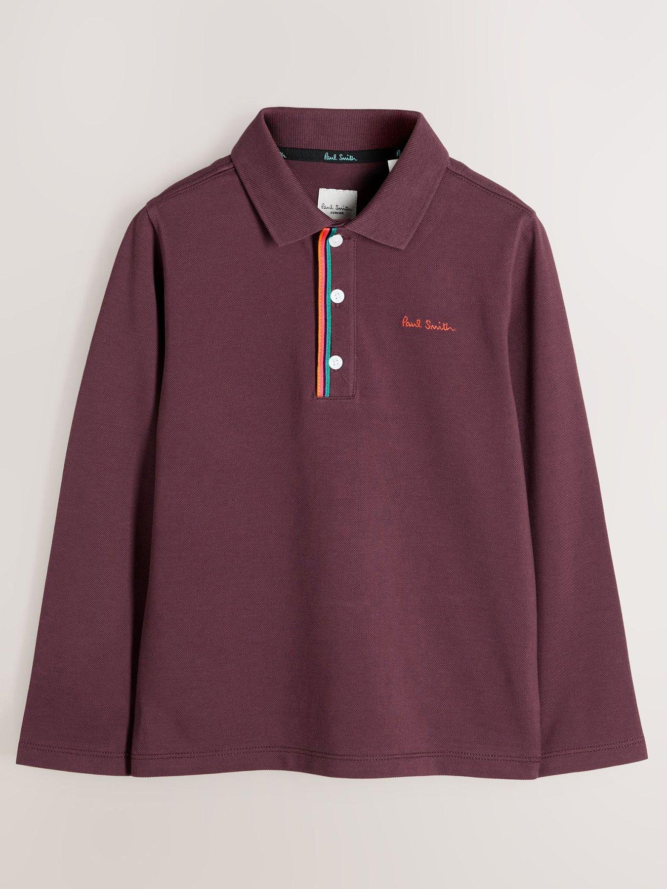 undefined Boys Polo Shirt - Dark Red