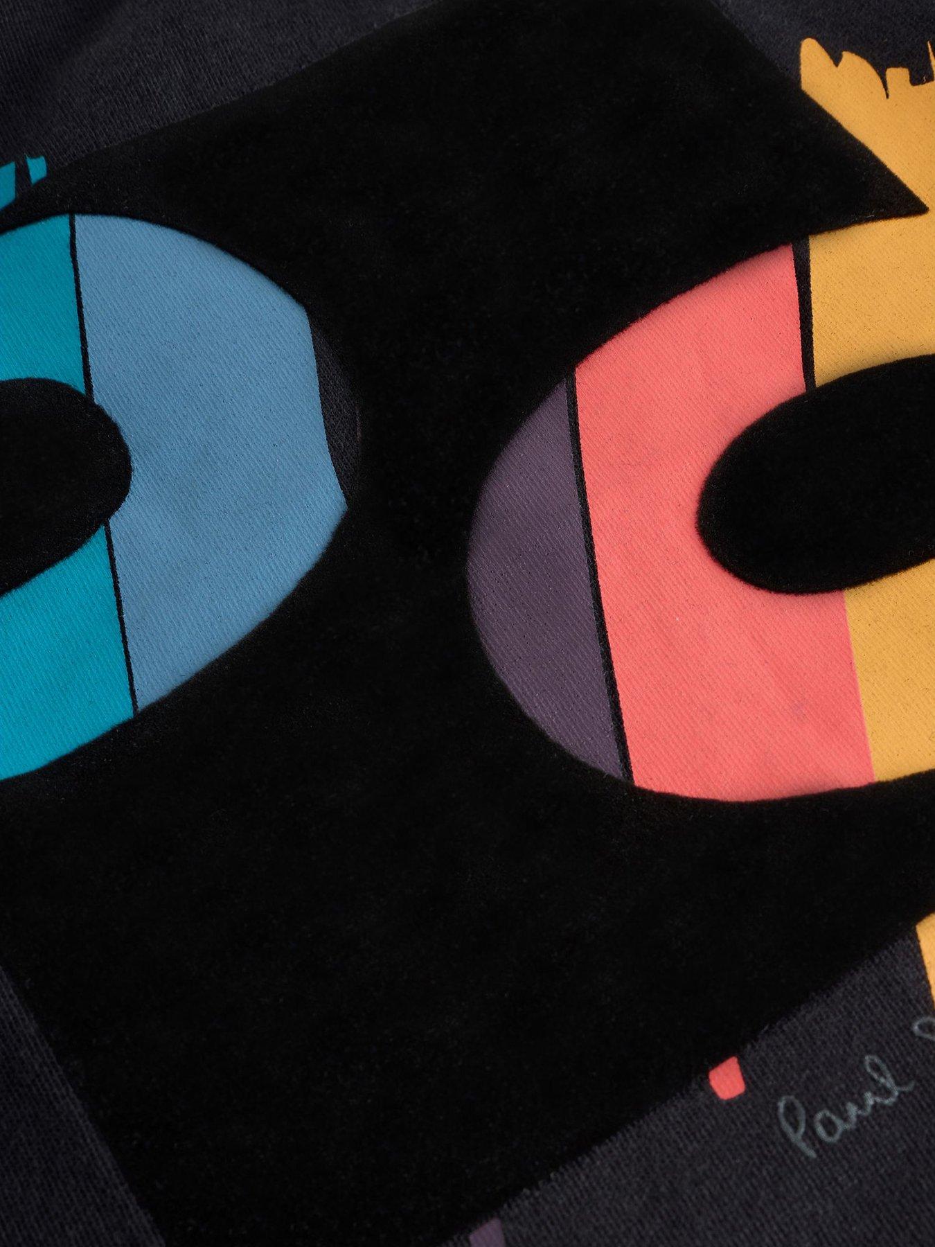  image of paul-smith-junior-boys-t-shirt-amp-jogger-set-black