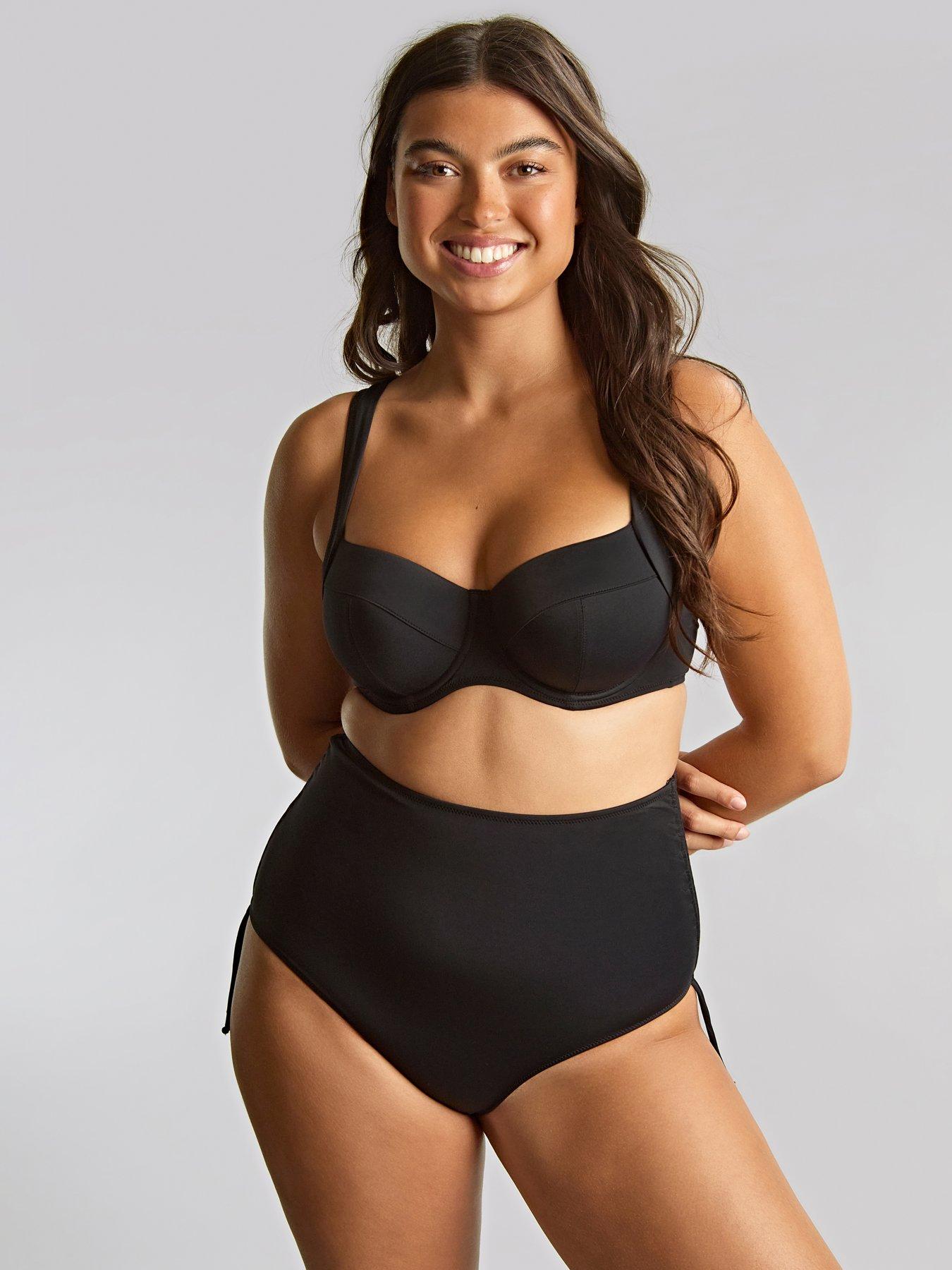 Image 1 of 5 of Panache Swim Signature Olivia Full Cup Bikini Top - Signature Black