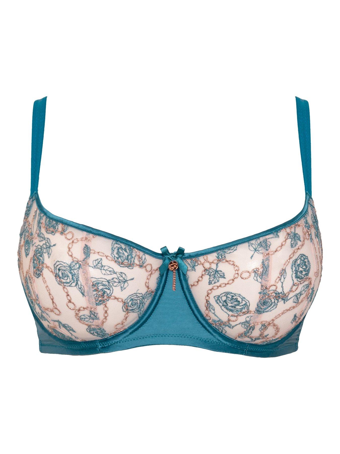 Image 5 of 5 of Curvy Kate Scantilly Entwined Balcony Bra Deep Teal