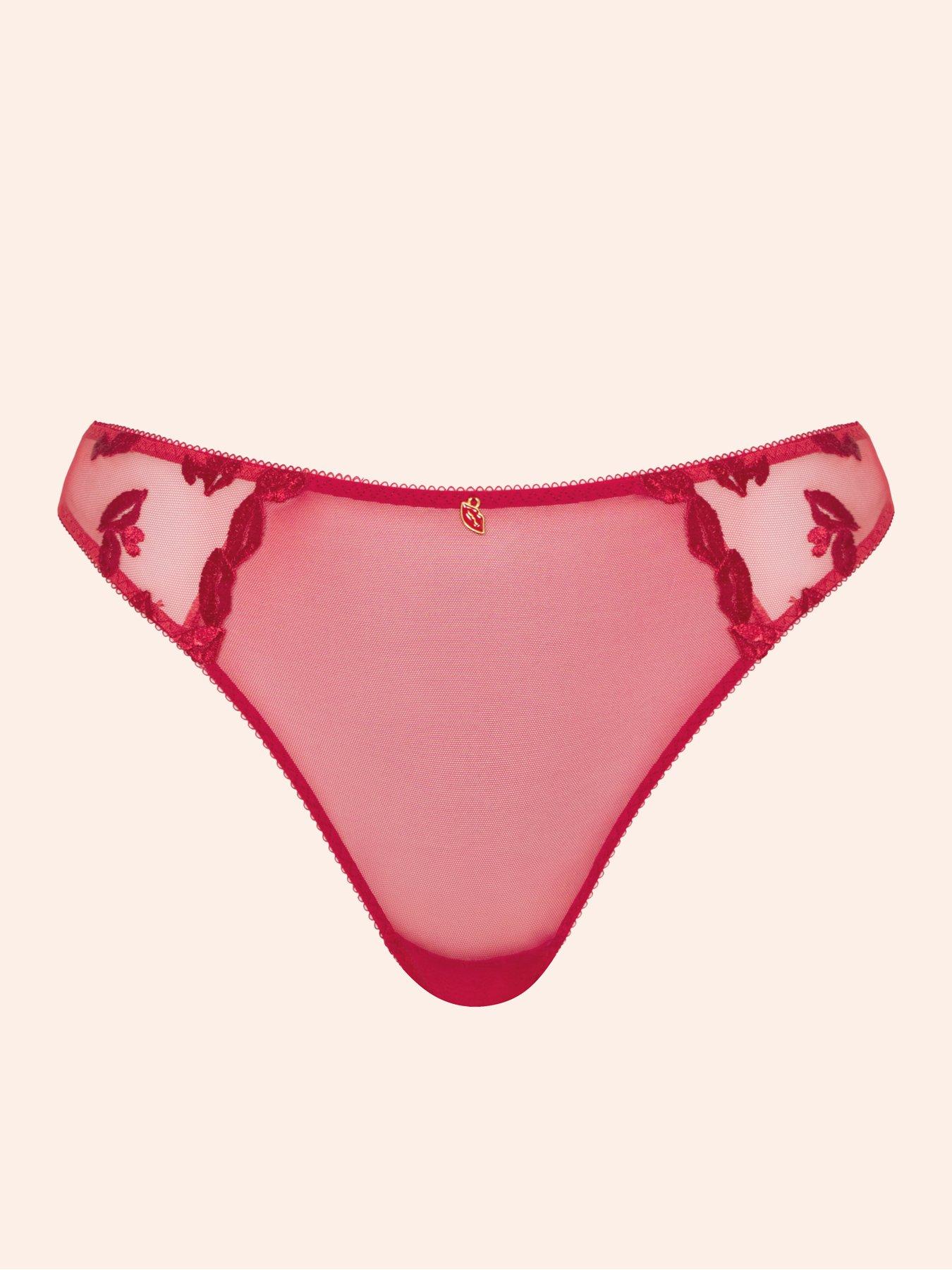  image of curvy-kate-pucker-up-brazilian-brief-lipstick-red