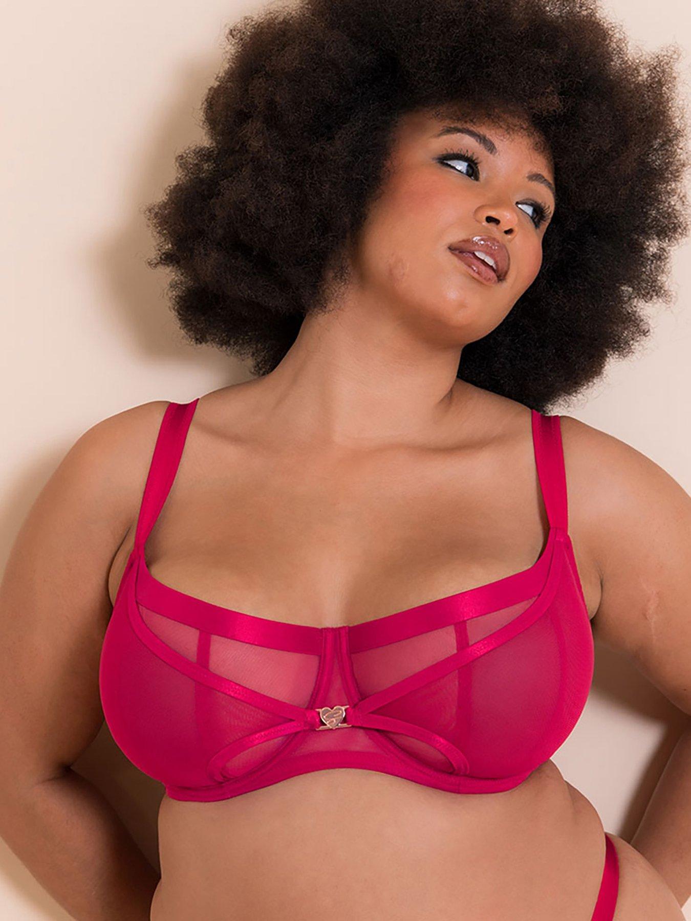 front image of curvy-kate-scantilly-loved-up-balcony-bra-crimson