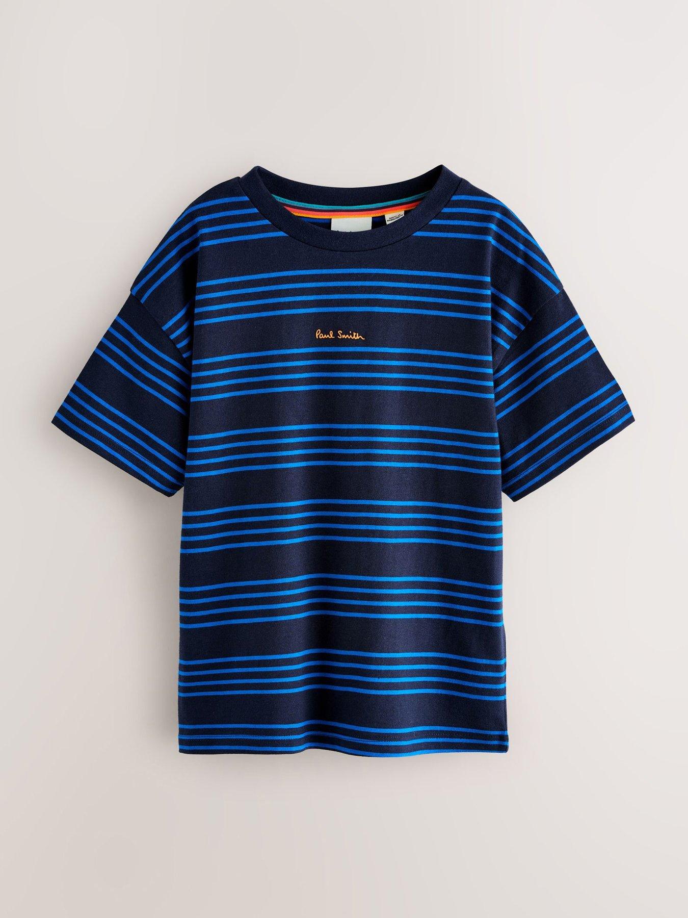 Image 2 of 5 of Paul Smith Junior Boys 2 Pack Stripe T-shirts - Multi