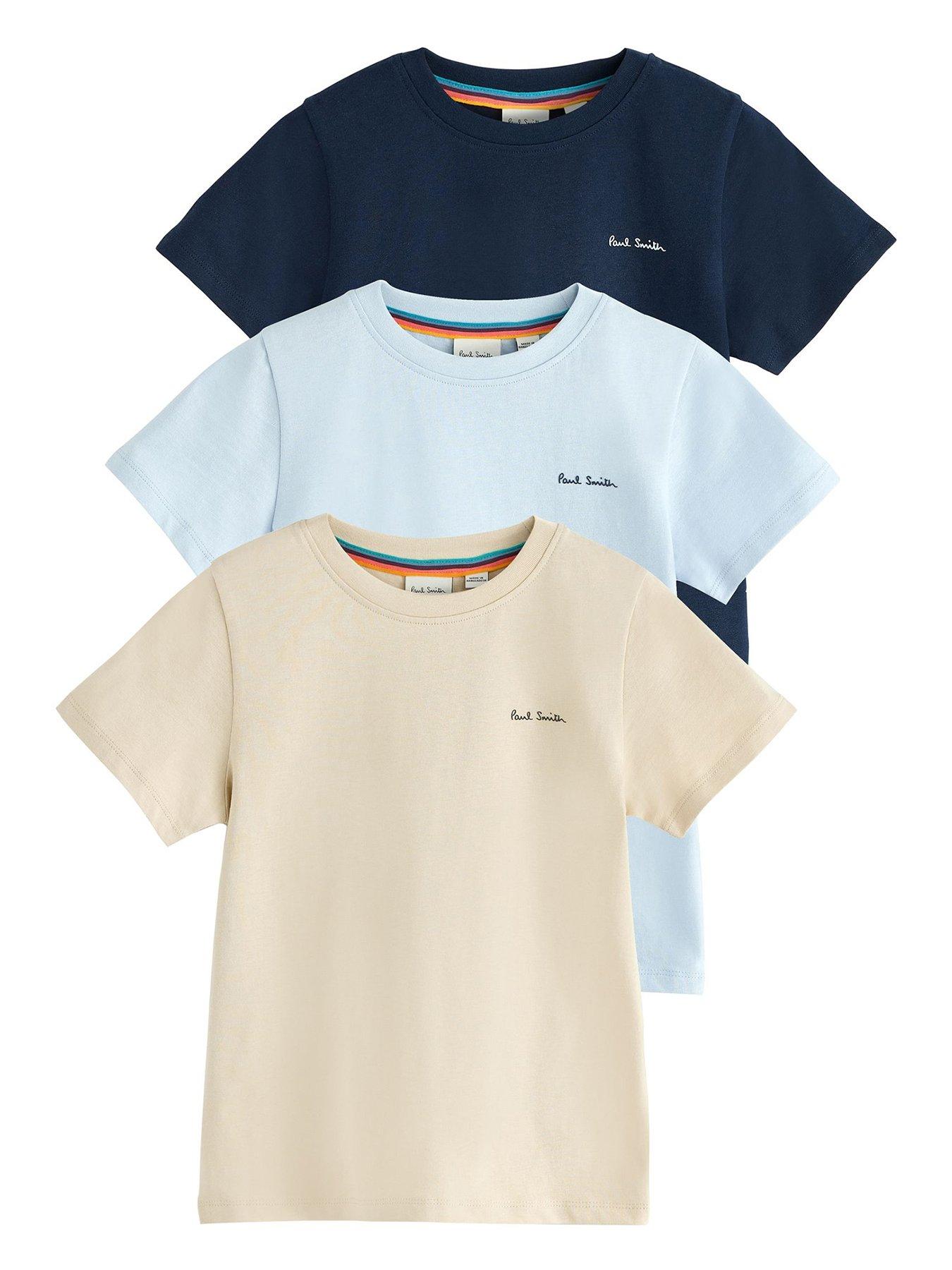 Paul Smith Junior Boys 3 Pack Script T-shirts - Multi