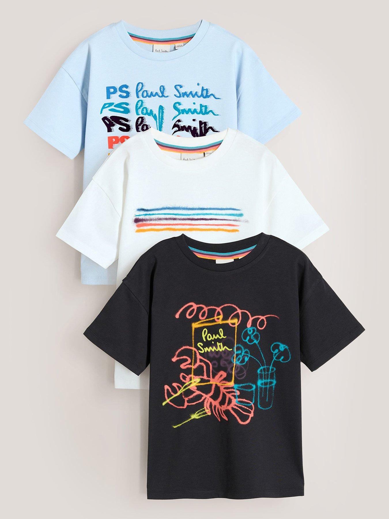 undefined Boys 3 Pack Graphic T-shirts - Multi
