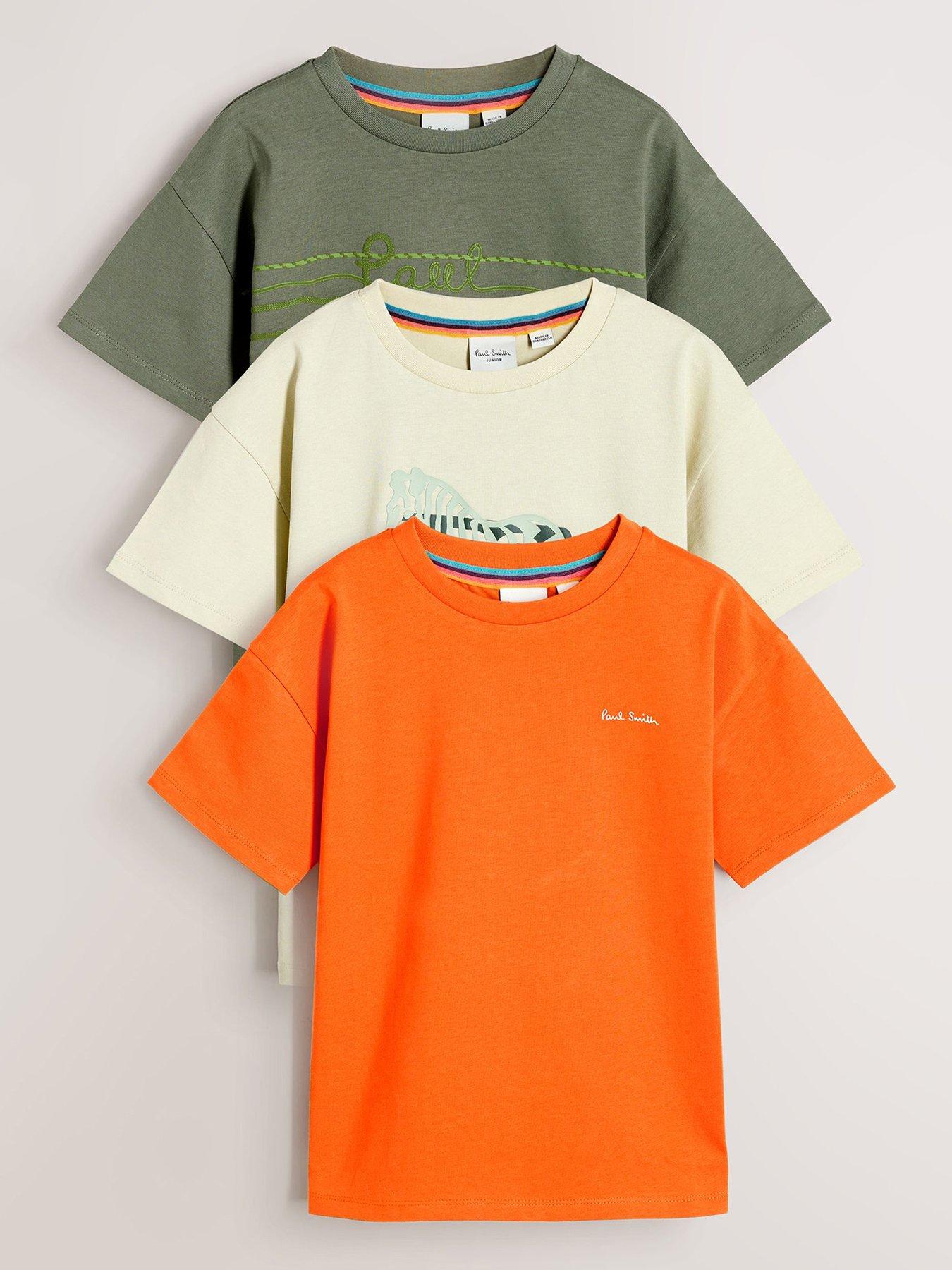 Paul Smith Junior Boys 3 Pack Graphic T-shirts - Multi